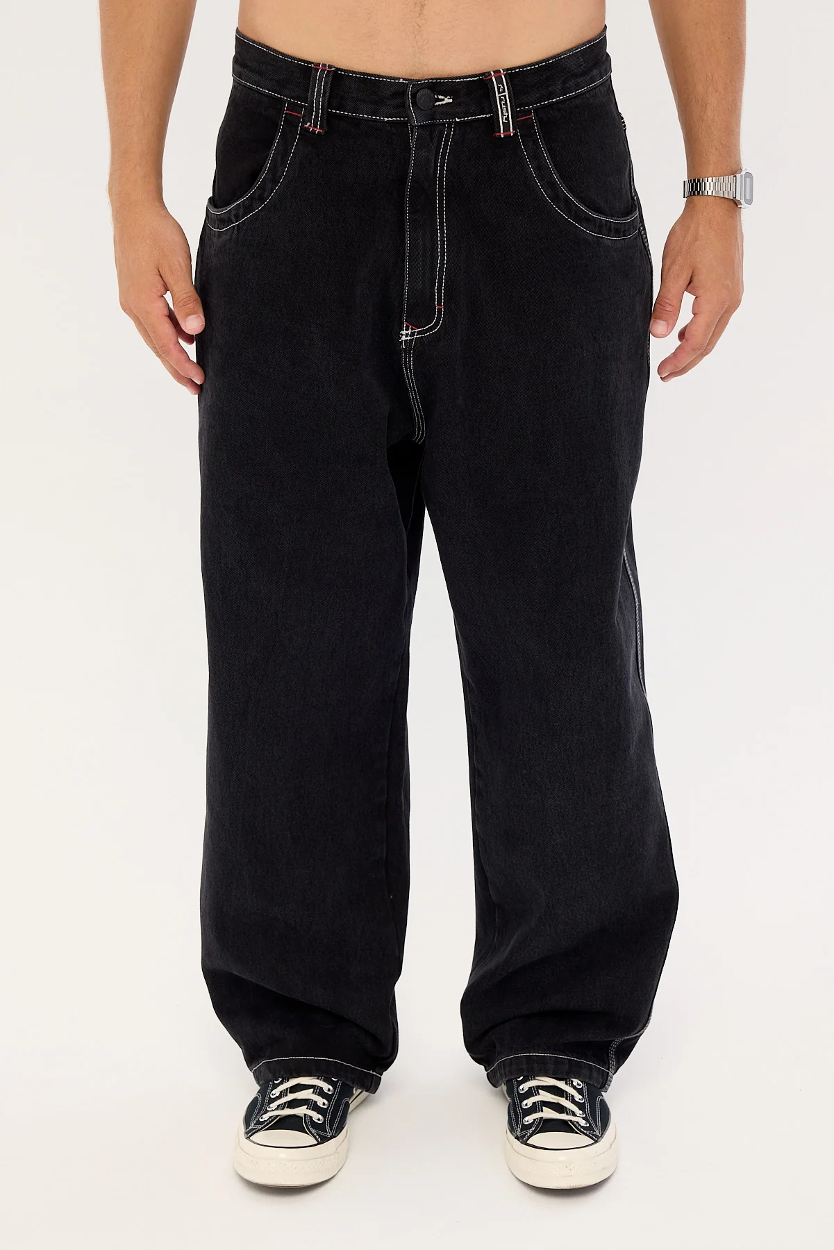 Rusty Turbo Baggy Jean Black Out - Image 7