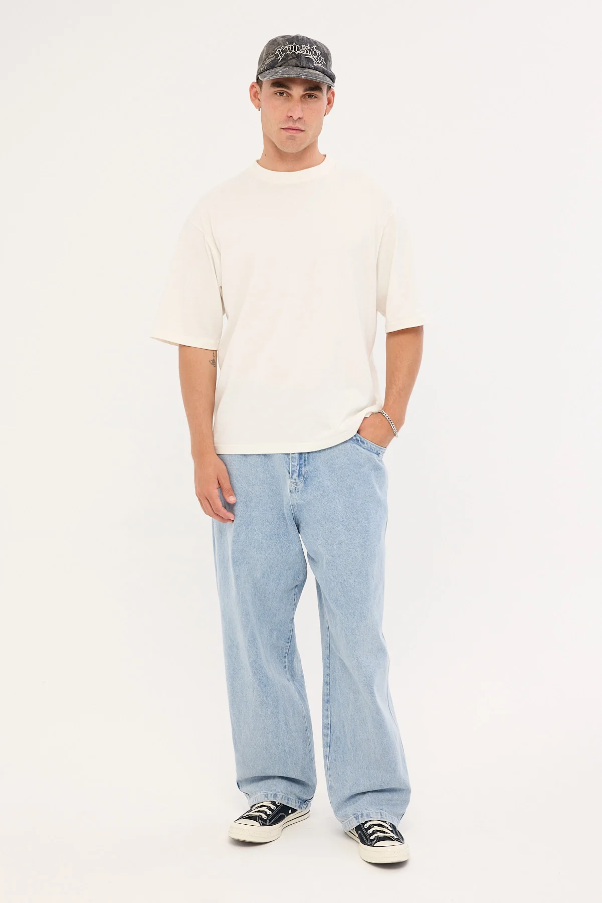 Rusty Turbo Baggy Jean True Blue