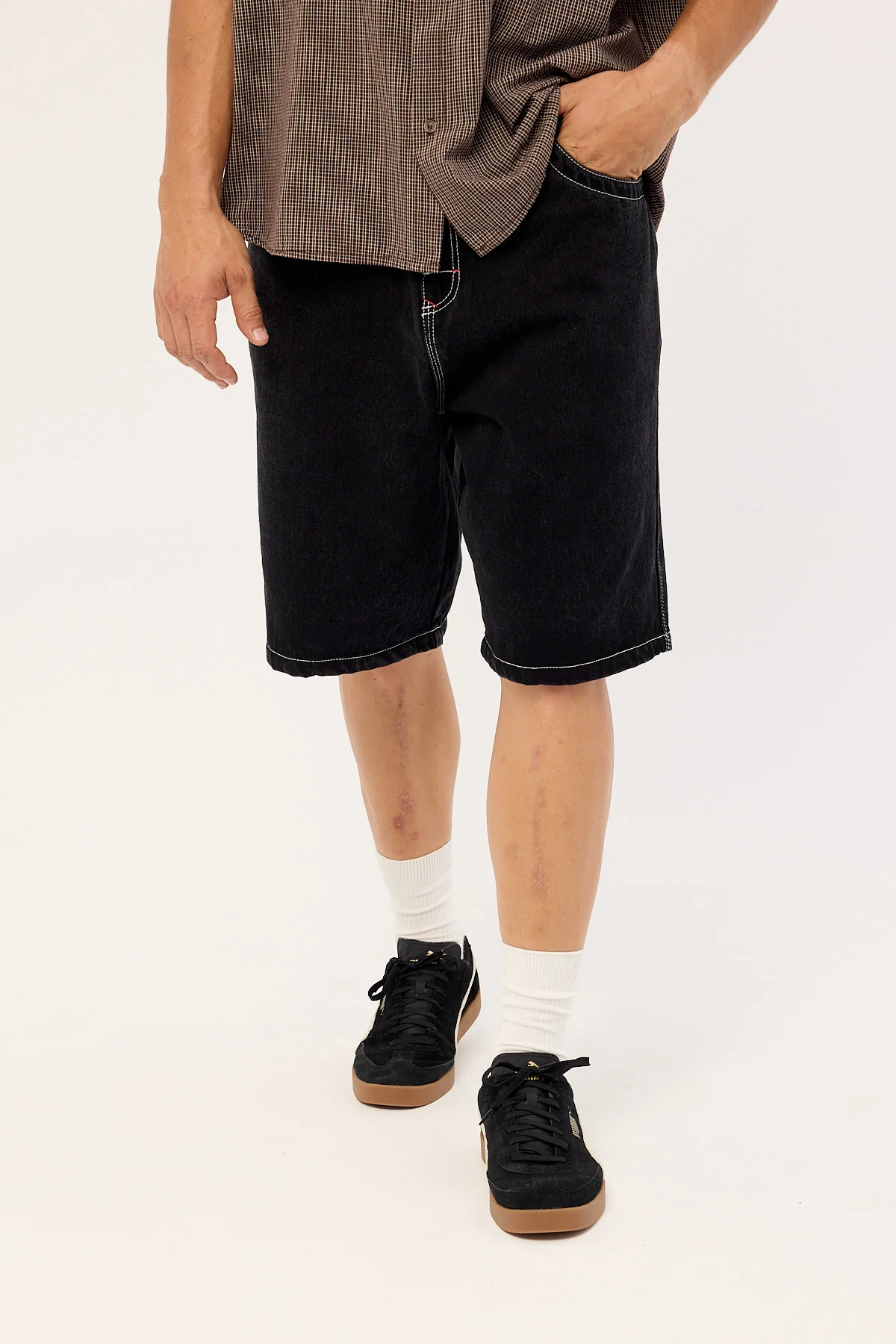 Rusty Turbo Baggy Jort Blackout - Image 3