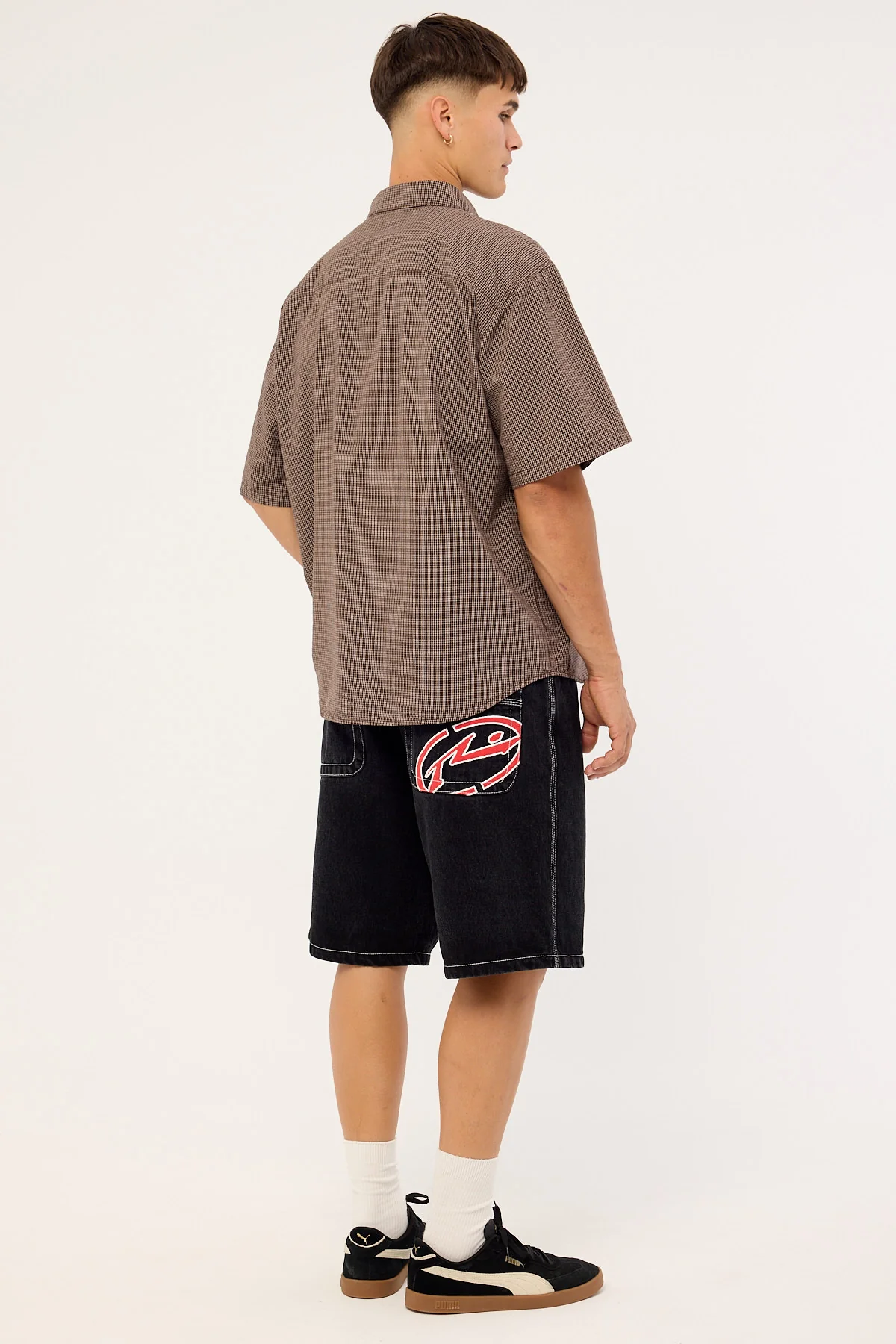 Rusty Turbo Baggy Jort Blackout - Image 7