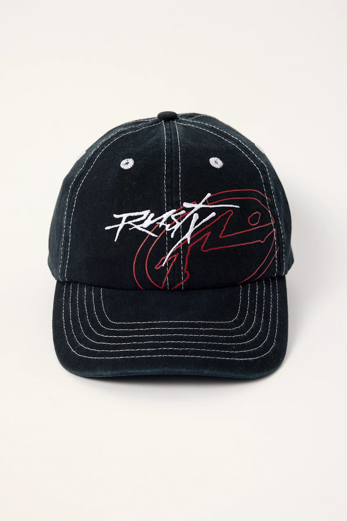 Rusty Turbo Hoodus 6 Panel Cap Black