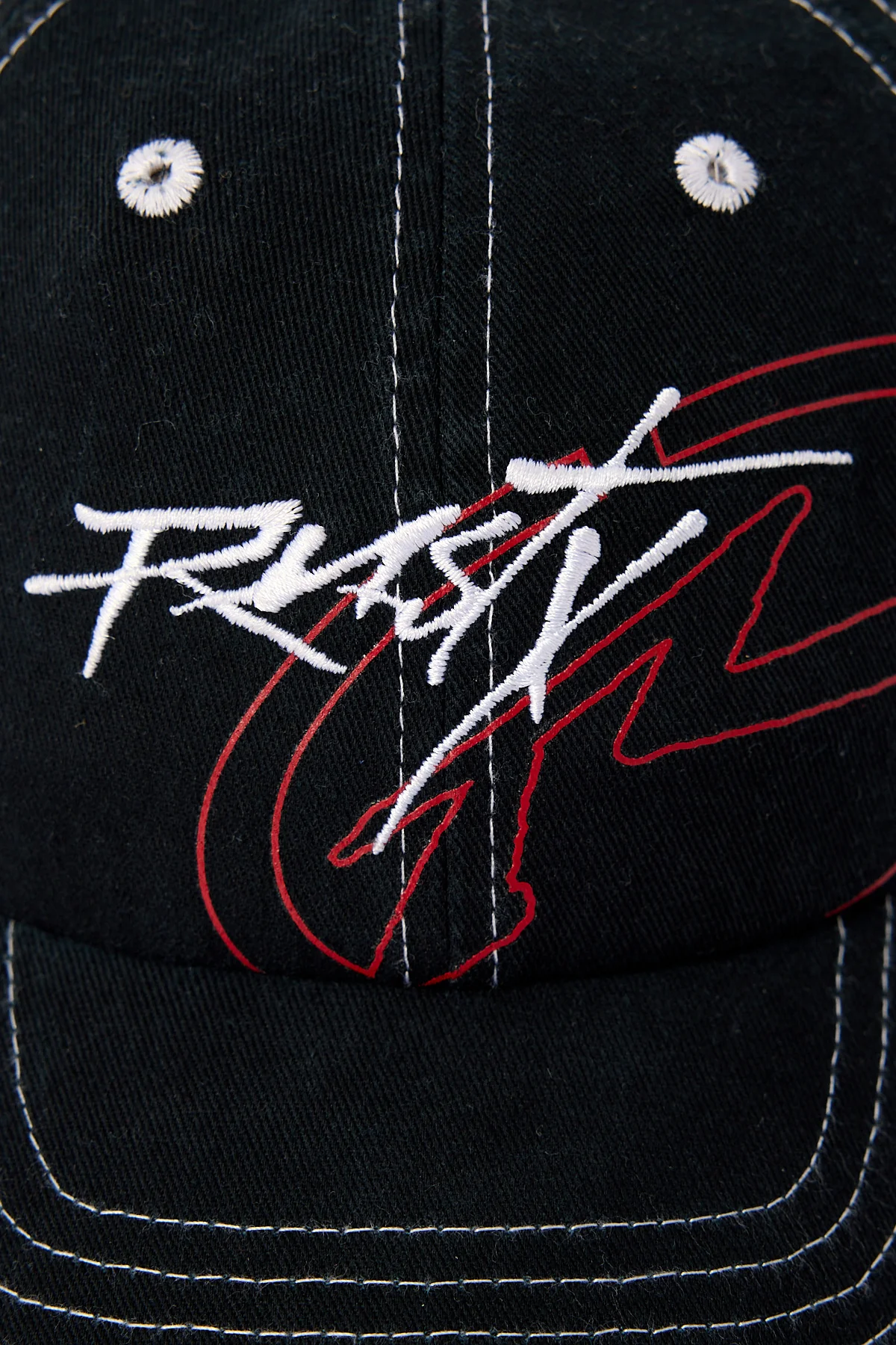 Rusty Turbo Hoodus 6 Panel Cap Black - Image 3