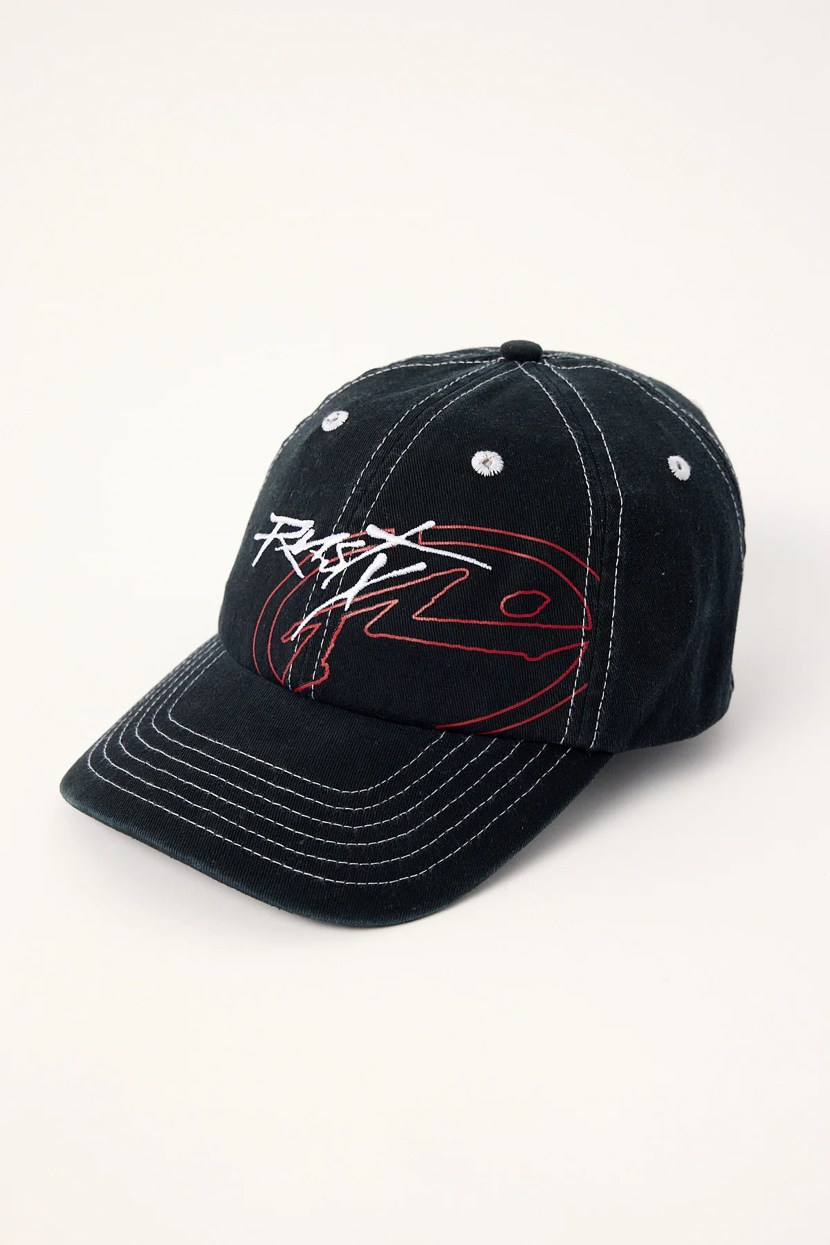 Rusty Turbo Hoodus 6 Panel Cap Black - Image 4