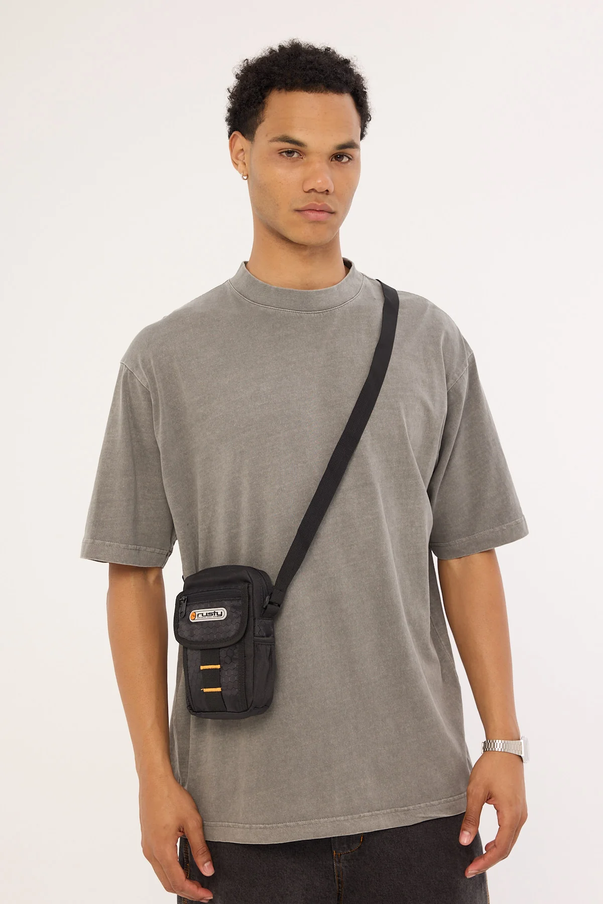 Rusty Voltage Crossbody Bag Black - Image 2