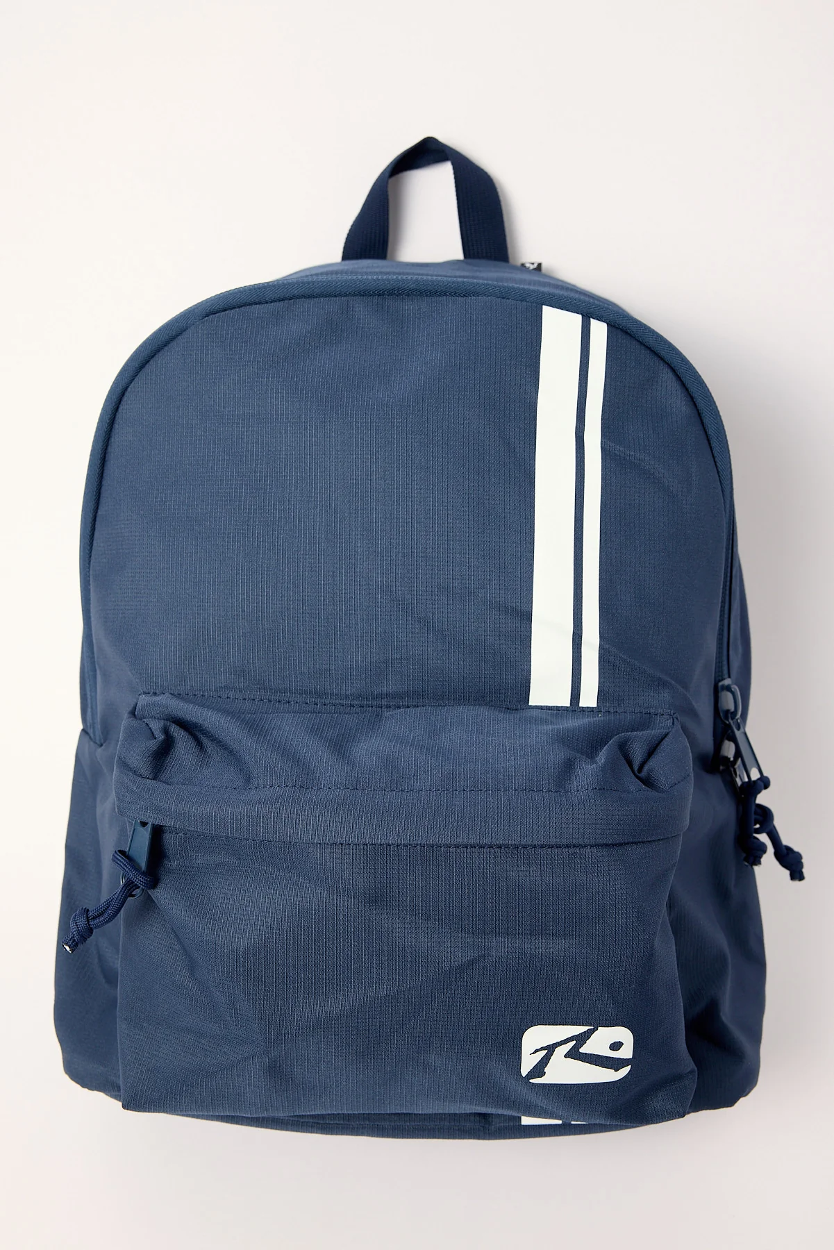 Rusty White Lines Backpack Navy Blue