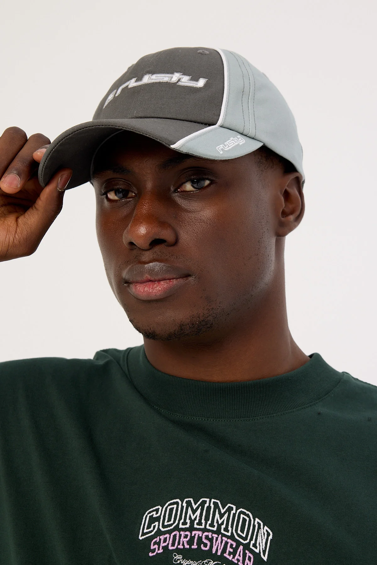 Rusty White Lines Dad Cap Steel/Grey - Image 2