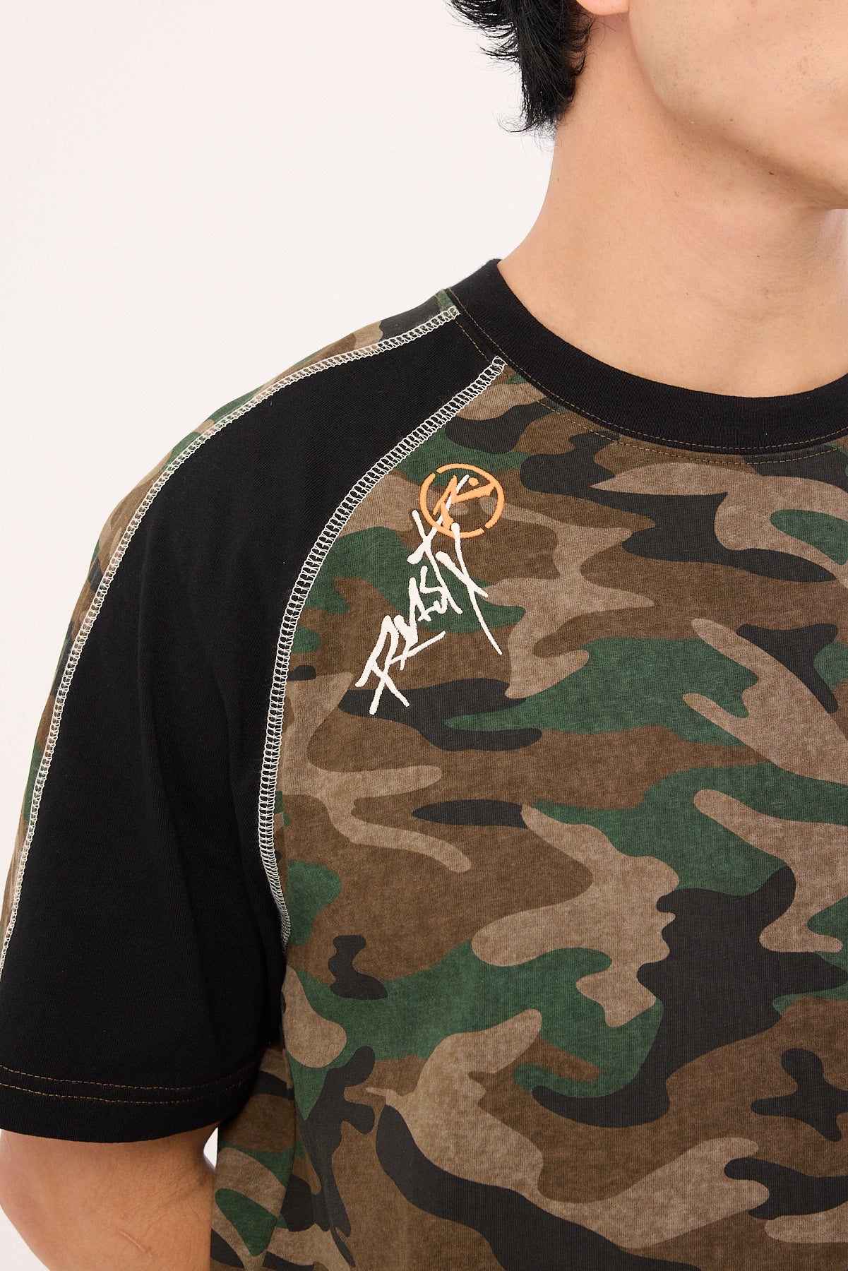 Rusty Woof Raglan Tee Camo - Image 3