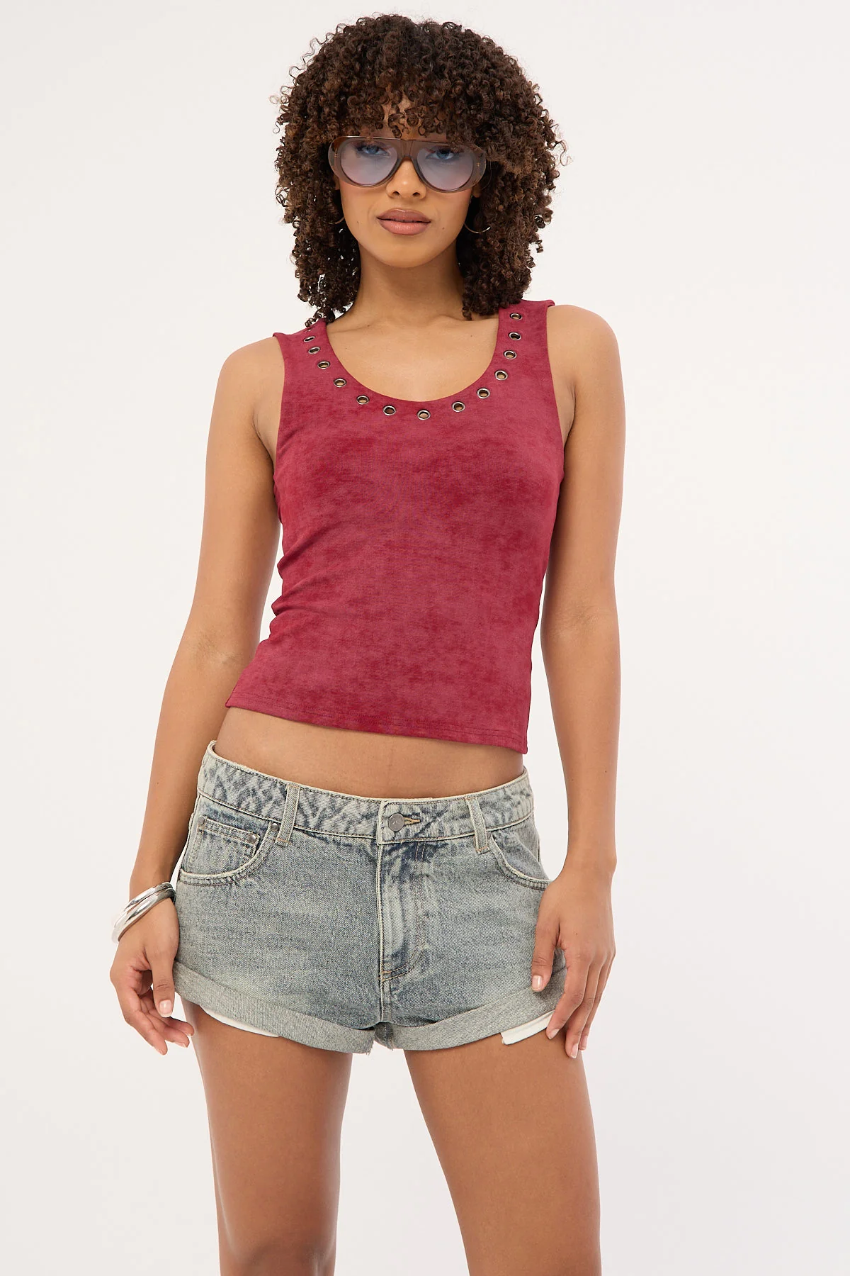 Rusty X-Tina Pheonix Low Rise Denim Mini Short Dirty Dawg - Image 3