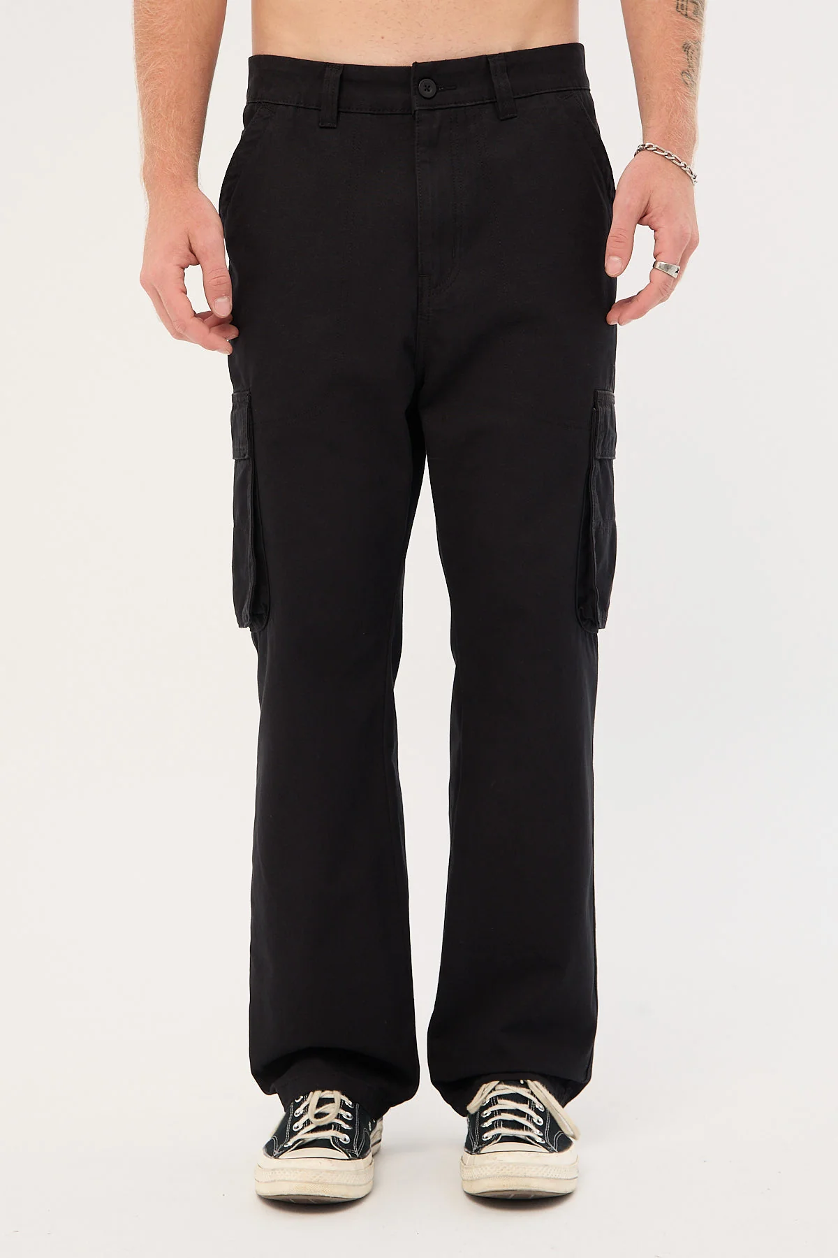 Sdouble Cargo Work Pant Black - Image 8