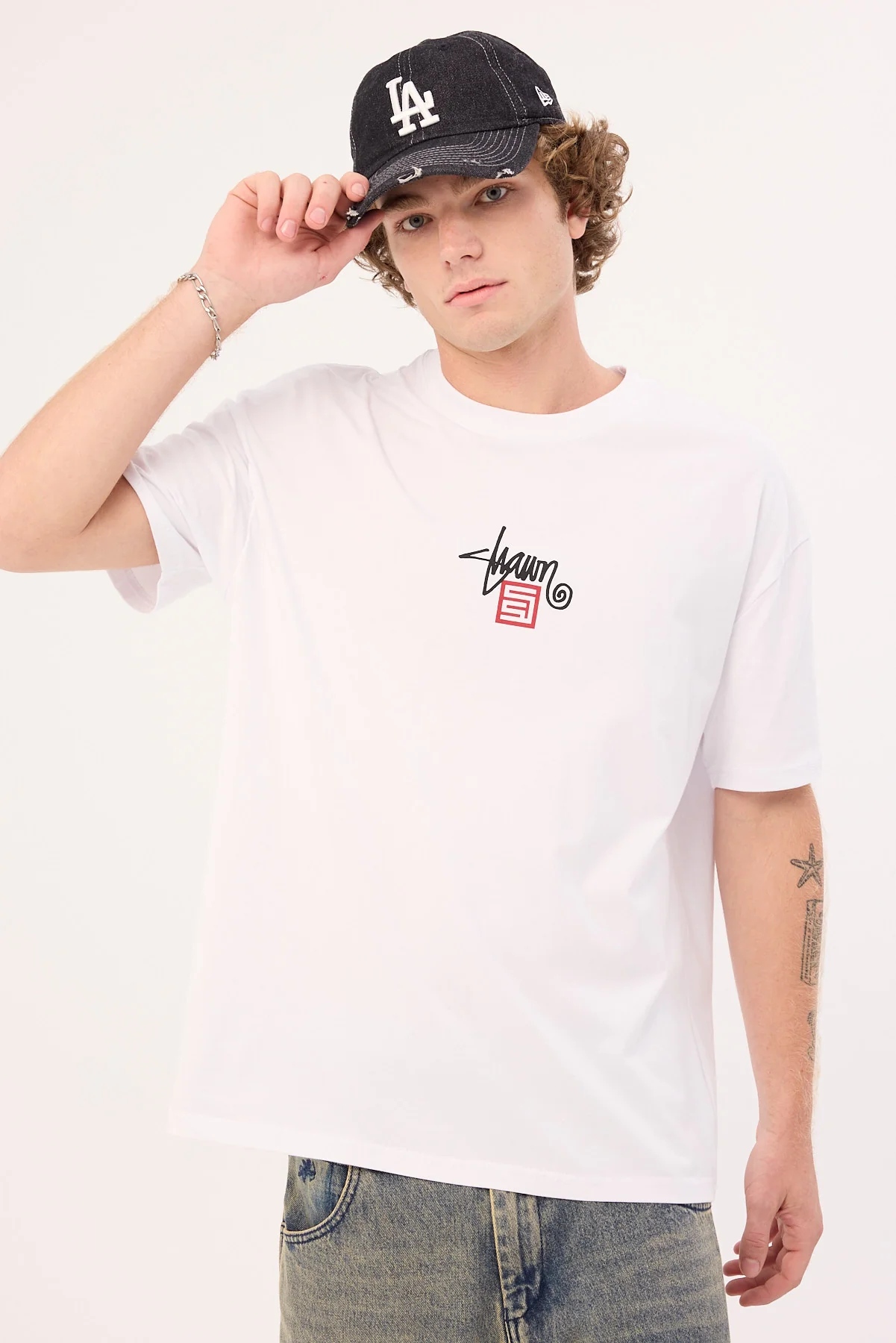 Sdouble For The Crew Tee White