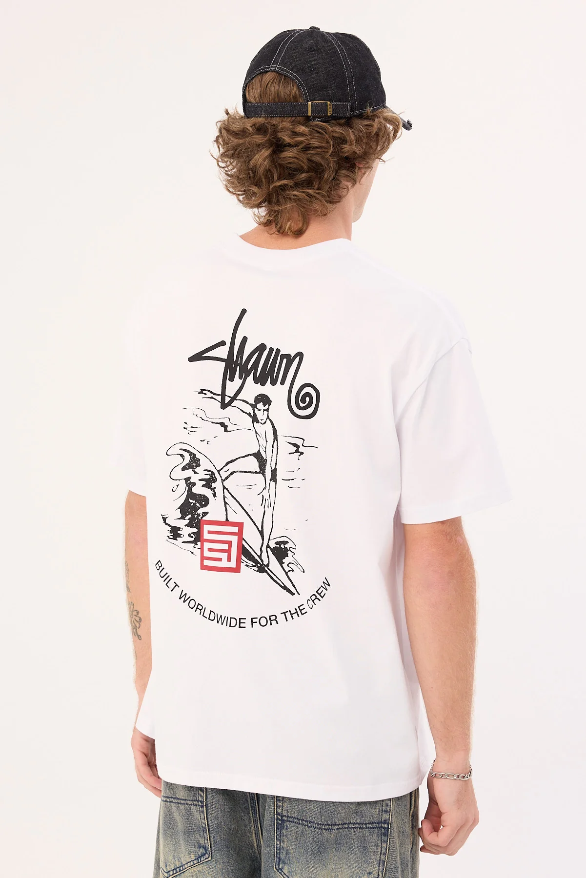 Sdouble For The Crew Tee White - Image 2