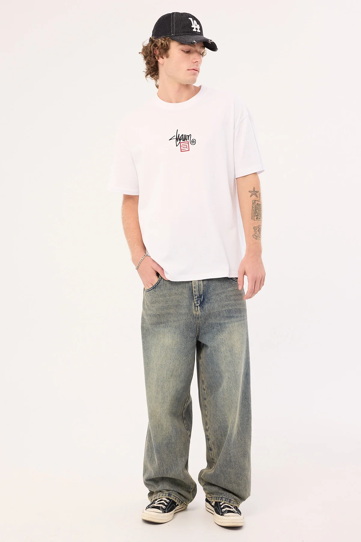 Sdouble For The Crew Tee White - Image 3