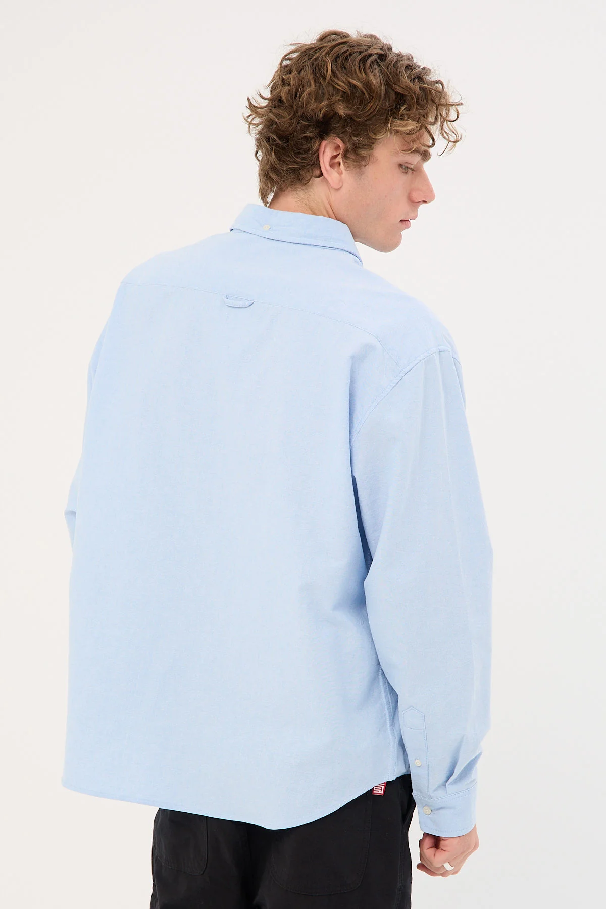 Sdouble Oxford Classic Shirt Light Blue - Image 7