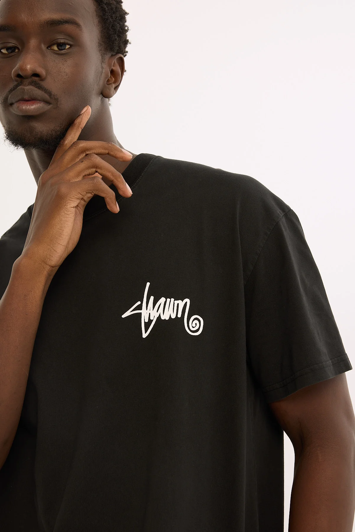 Sdouble This Thing Dot Tee Washed Black - Image 4