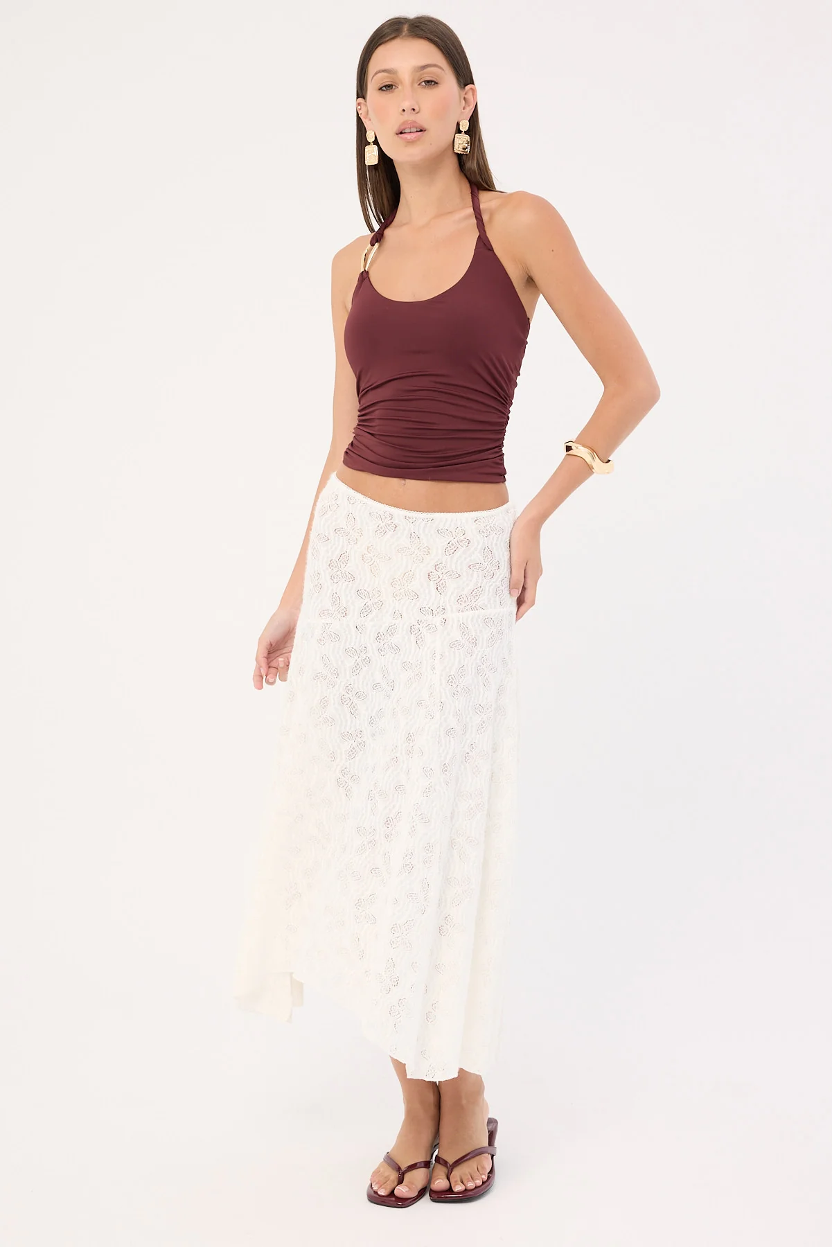 Sndys The Label Ash Tank Top Cabernet - Image 3