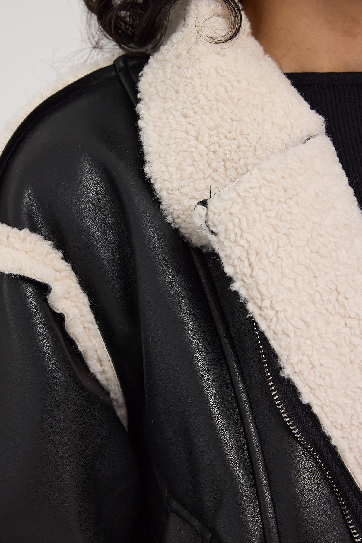 Sndys The Label London Oversized Biker Black - Image 7