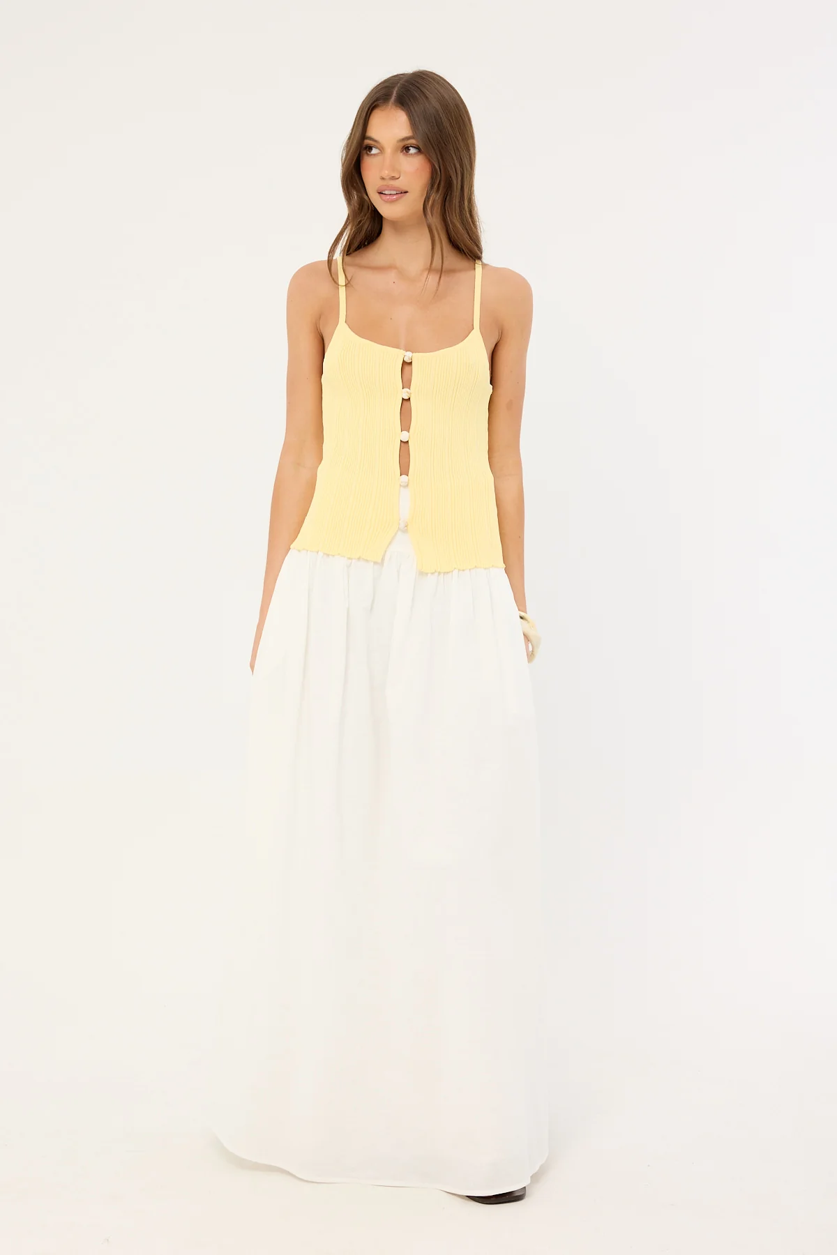Sndys The Label Odessa Knit Tank Top Pollen - Image 2