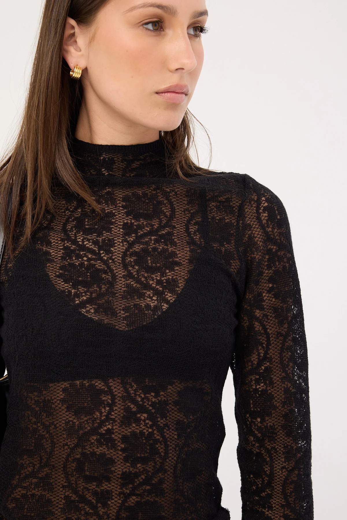Sndys The Label Rhea Lace Top Black - Image 3