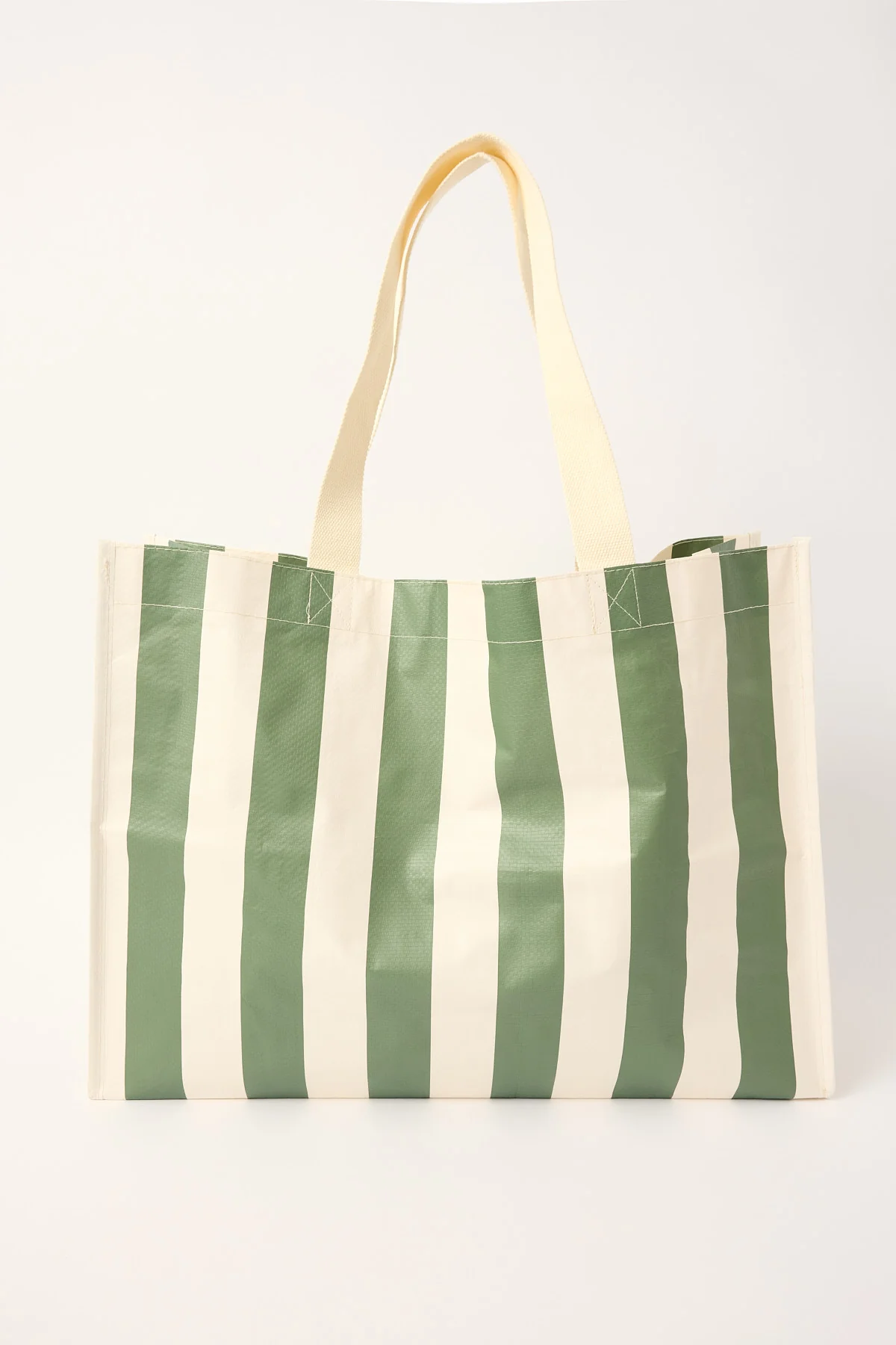 Sunnylife Carryall Beach Bag The Vacay Olive Stripe - Image 3