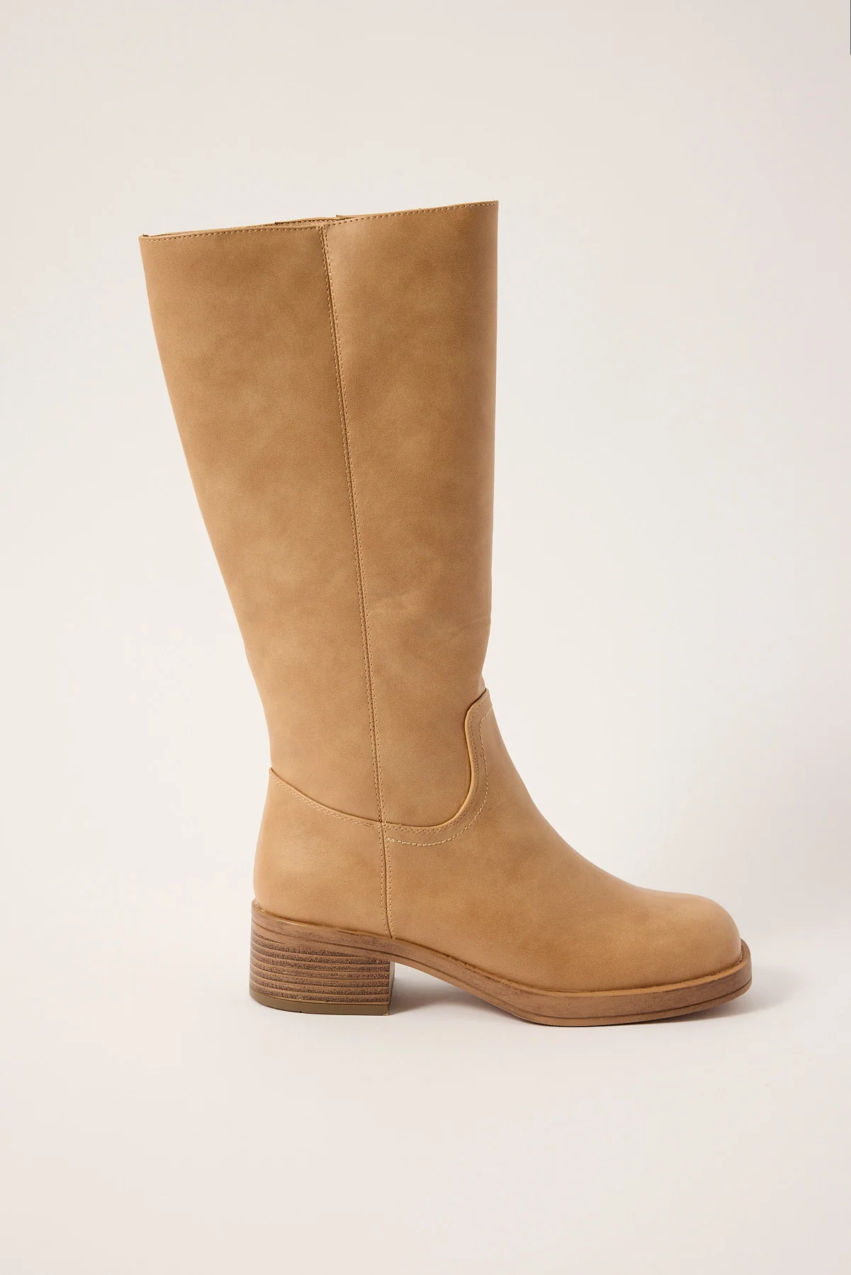 Therapy Fever Tall Boot Natural Natural PU