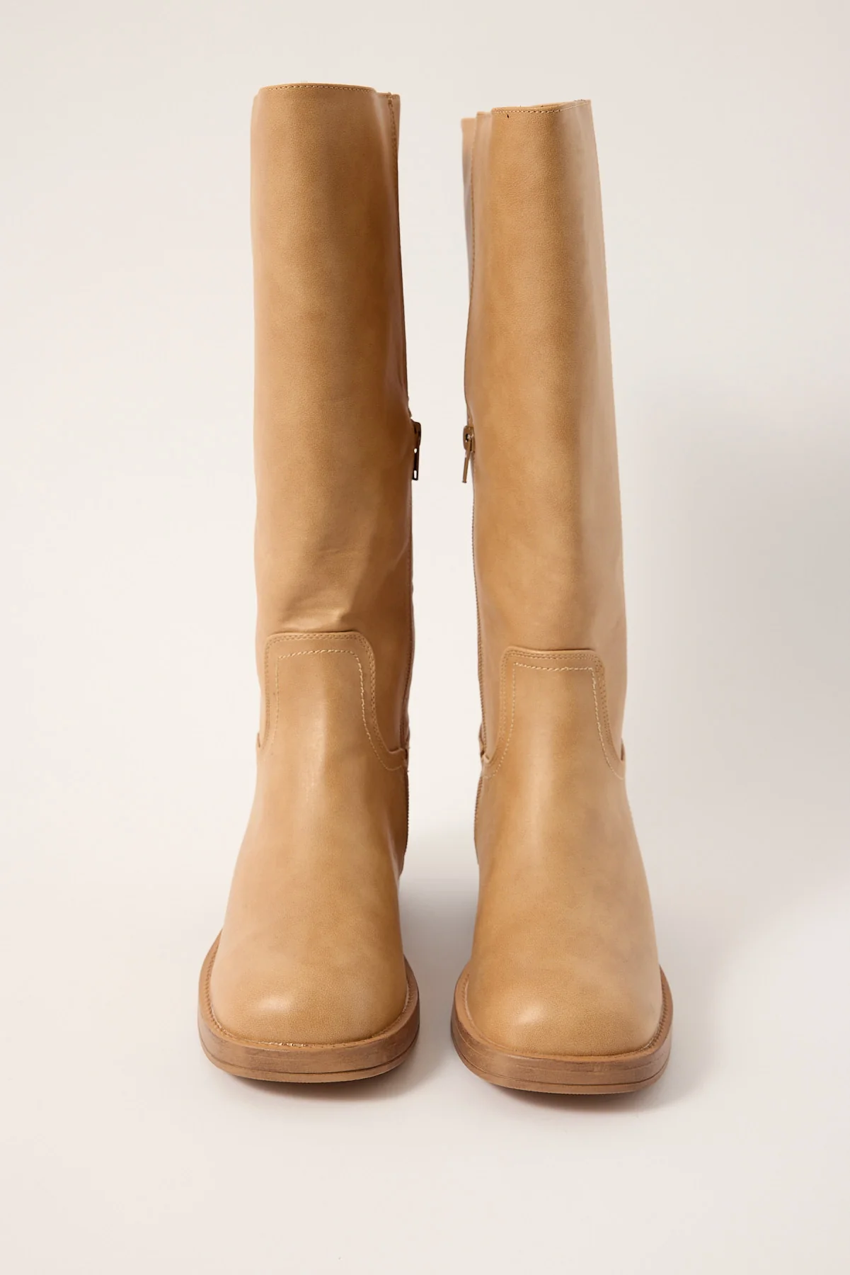 Therapy Fever Tall Boot Natural Natural PU - Image 2
