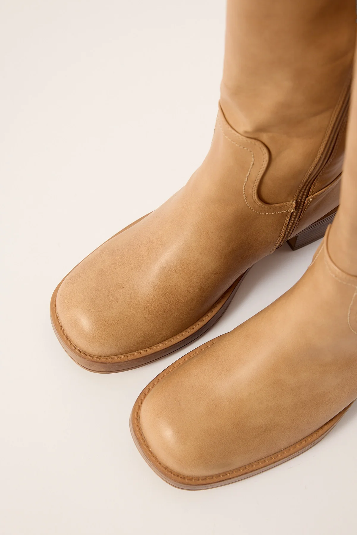 Therapy Fever Tall Boot Natural Natural PU - Image 4