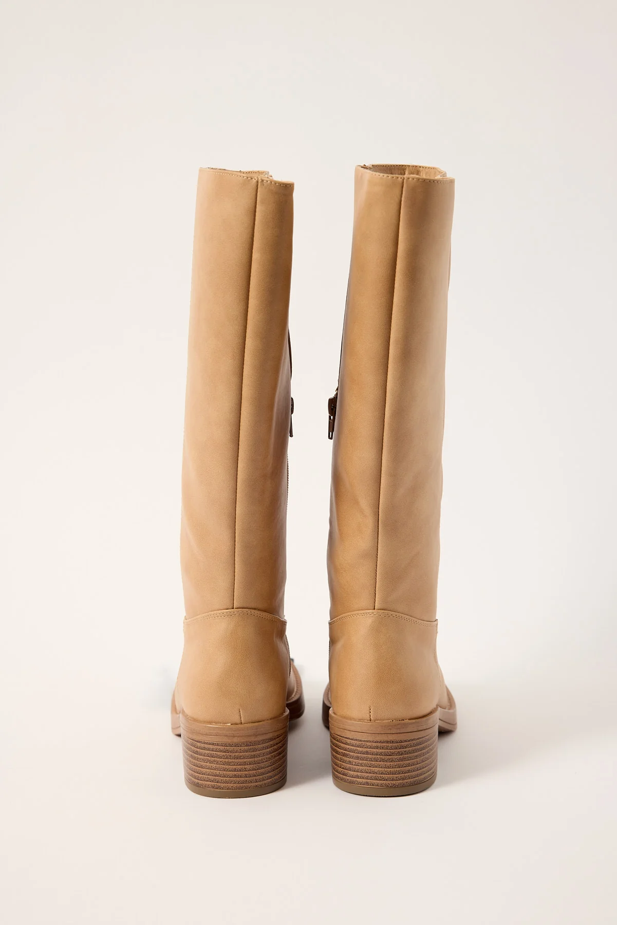Therapy Fever Tall Boot Natural Natural PU - Image 5