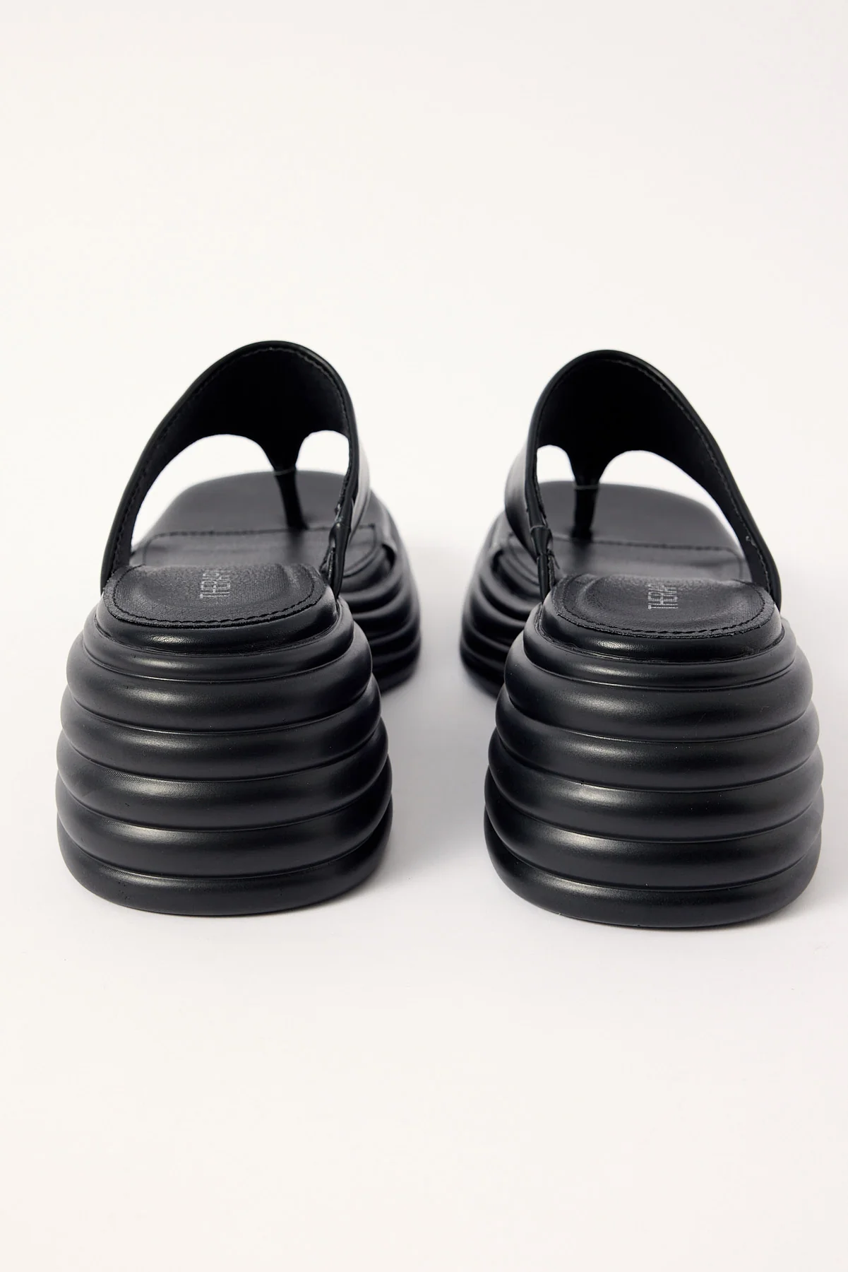 Therapy Frame Thong Wedge Slide Black - Image 3