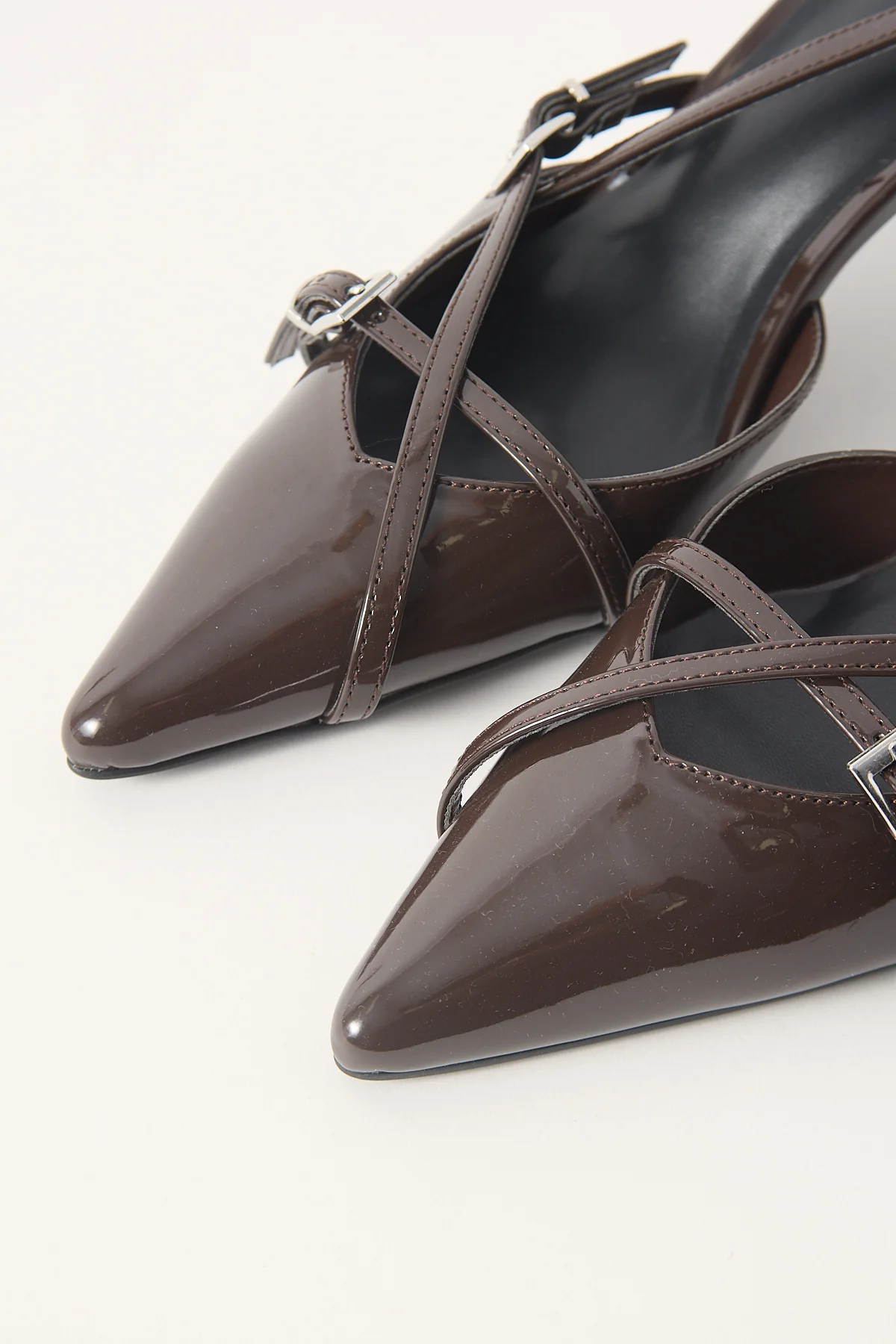 Therapy Juicy Patent Heel Chocolate - Image 3