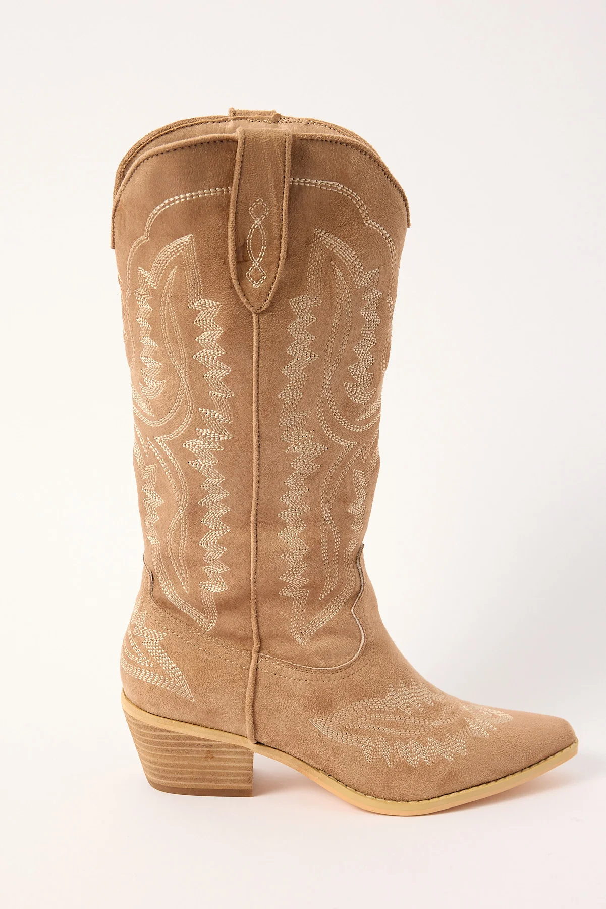 Therapy Mustang Mocha Faux Suede