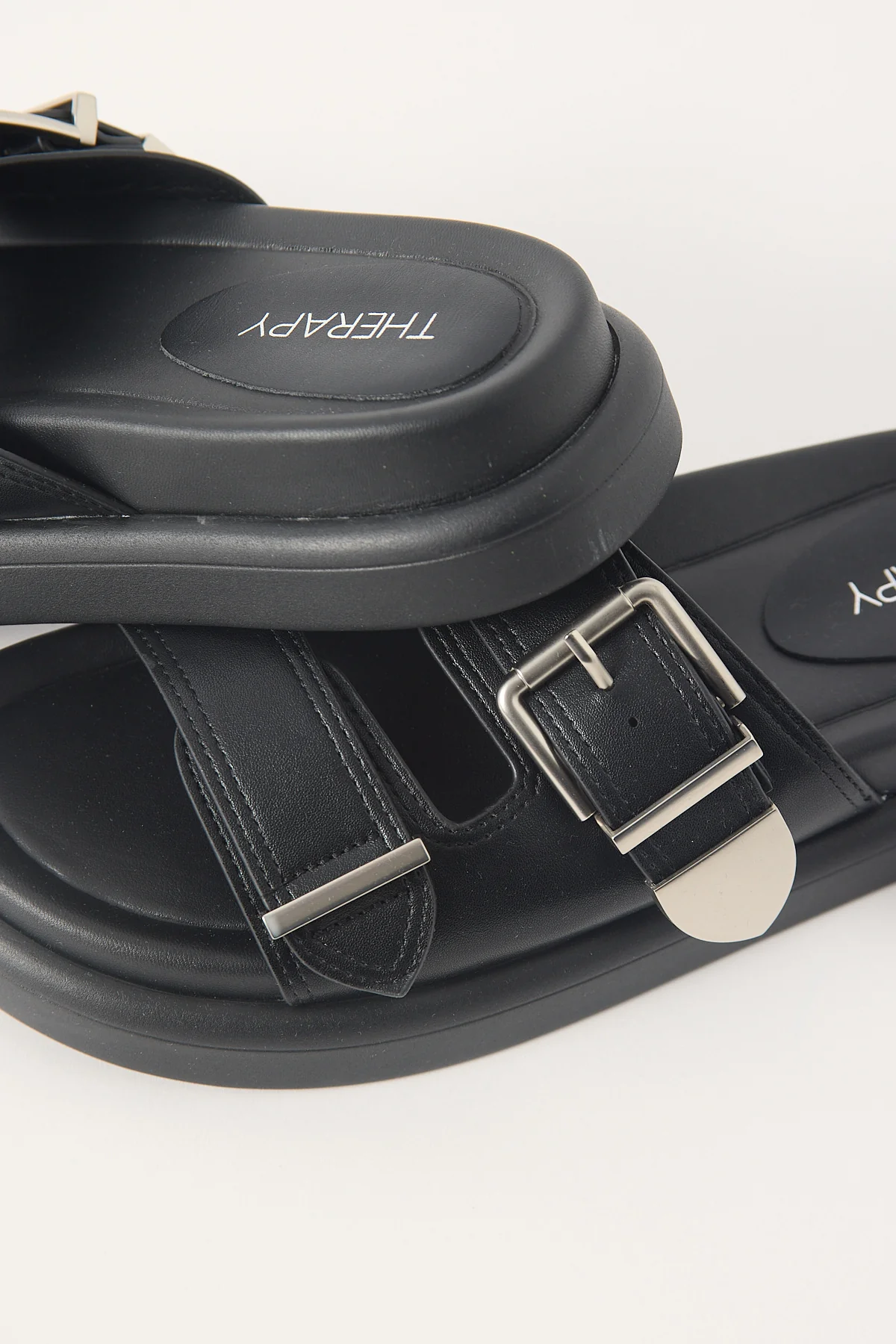 Therapy Paxton Smooth Sandal Black - Image 3