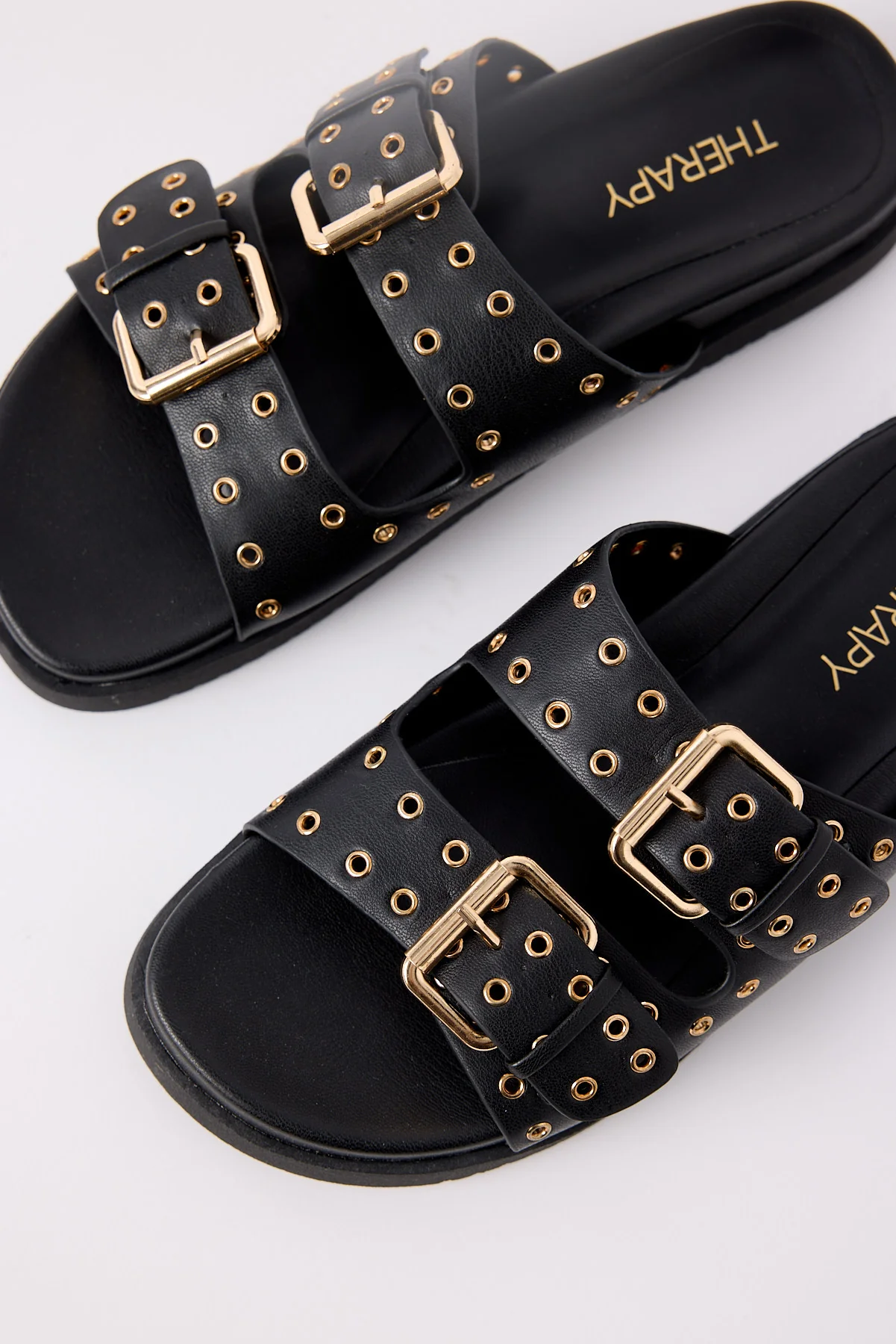Therapy Racer Studded Sandals Black - Image 2