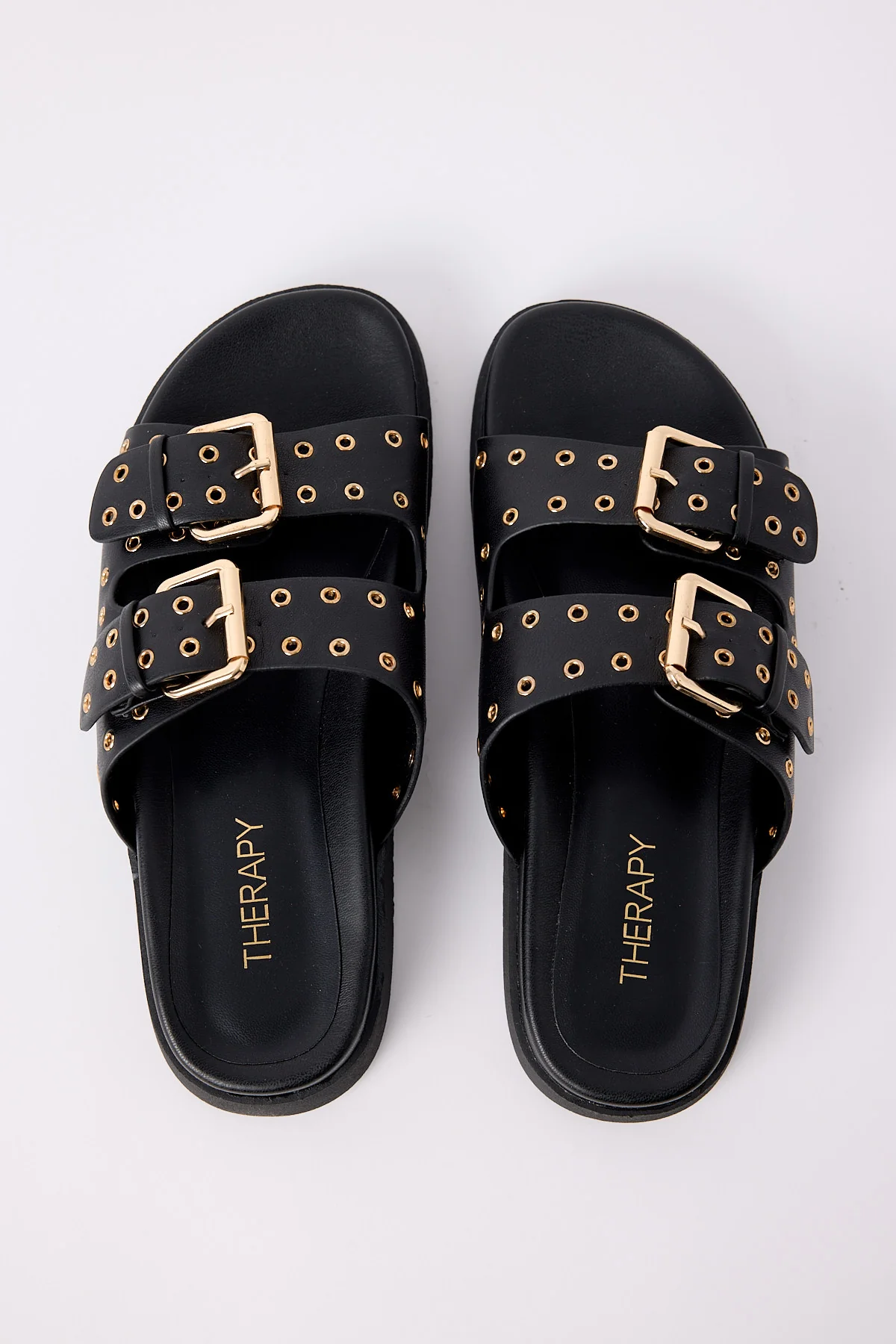 Therapy Racer Studded Sandals Black - Image 3