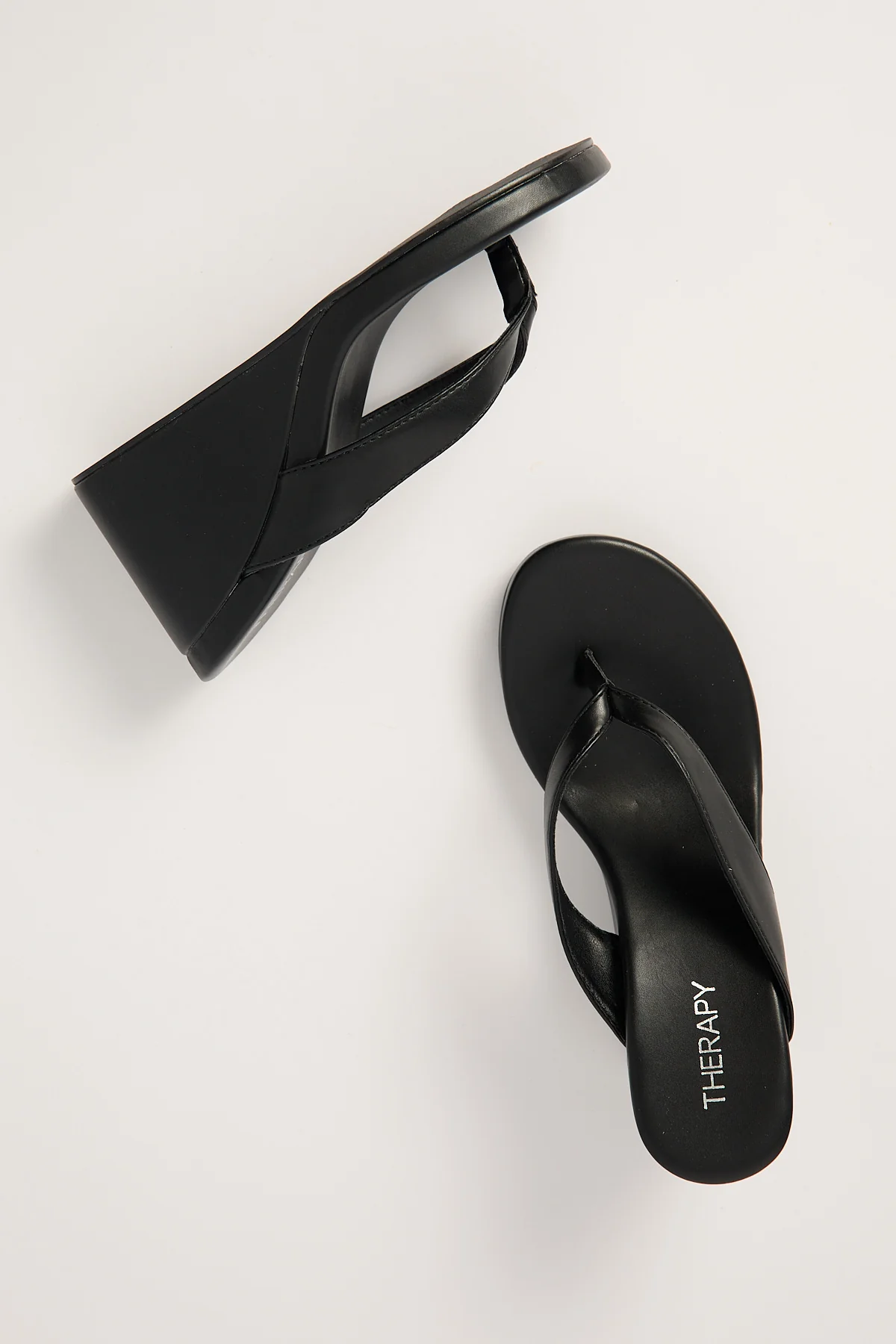 Therapy Ren Wedge Heel Black Smooth - Image 5