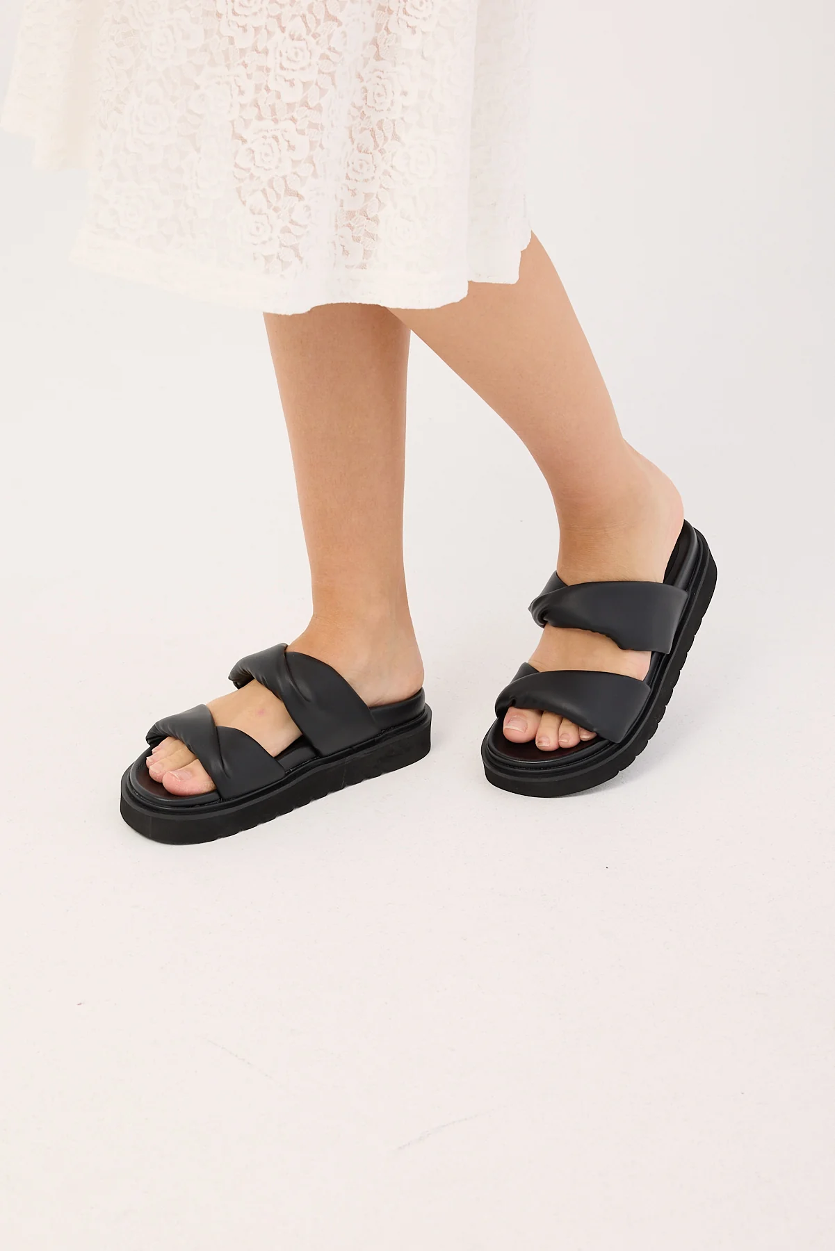 Therapy Valley Platform Sandal Black - Image 5
