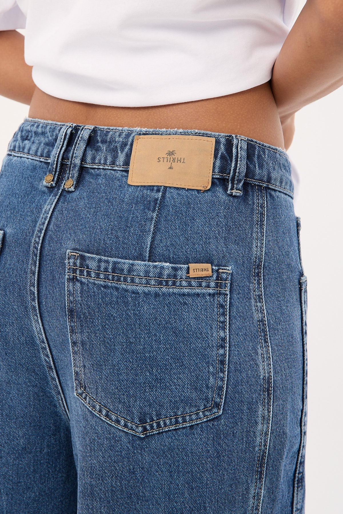 Thrills Ashton Jean Vintage Rinse Blue - Image 7