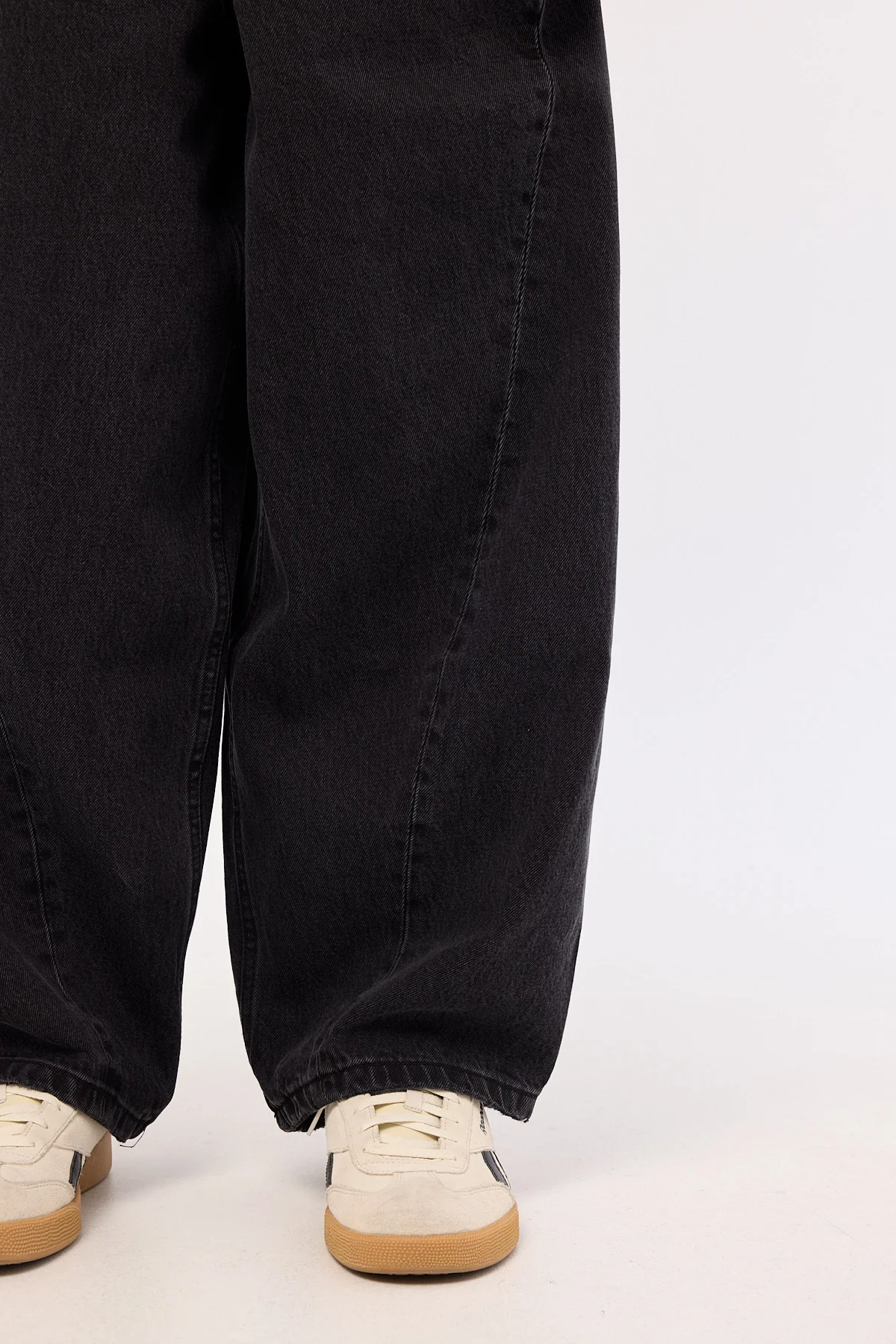 Thrills Barrel Leg Denim Jean Aged Black - Image 7