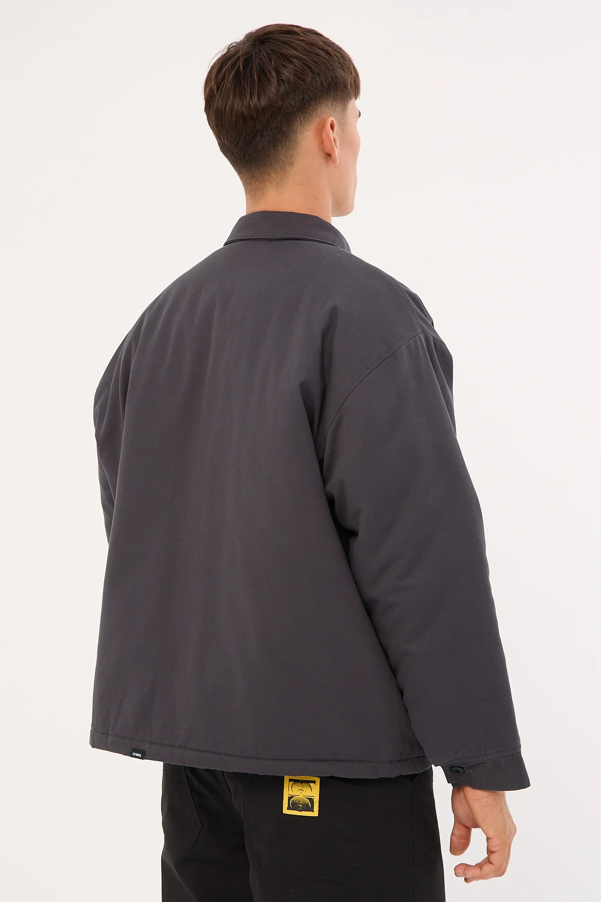 Thrills Barrio Work Jacket Dark Charcoal - Image 5