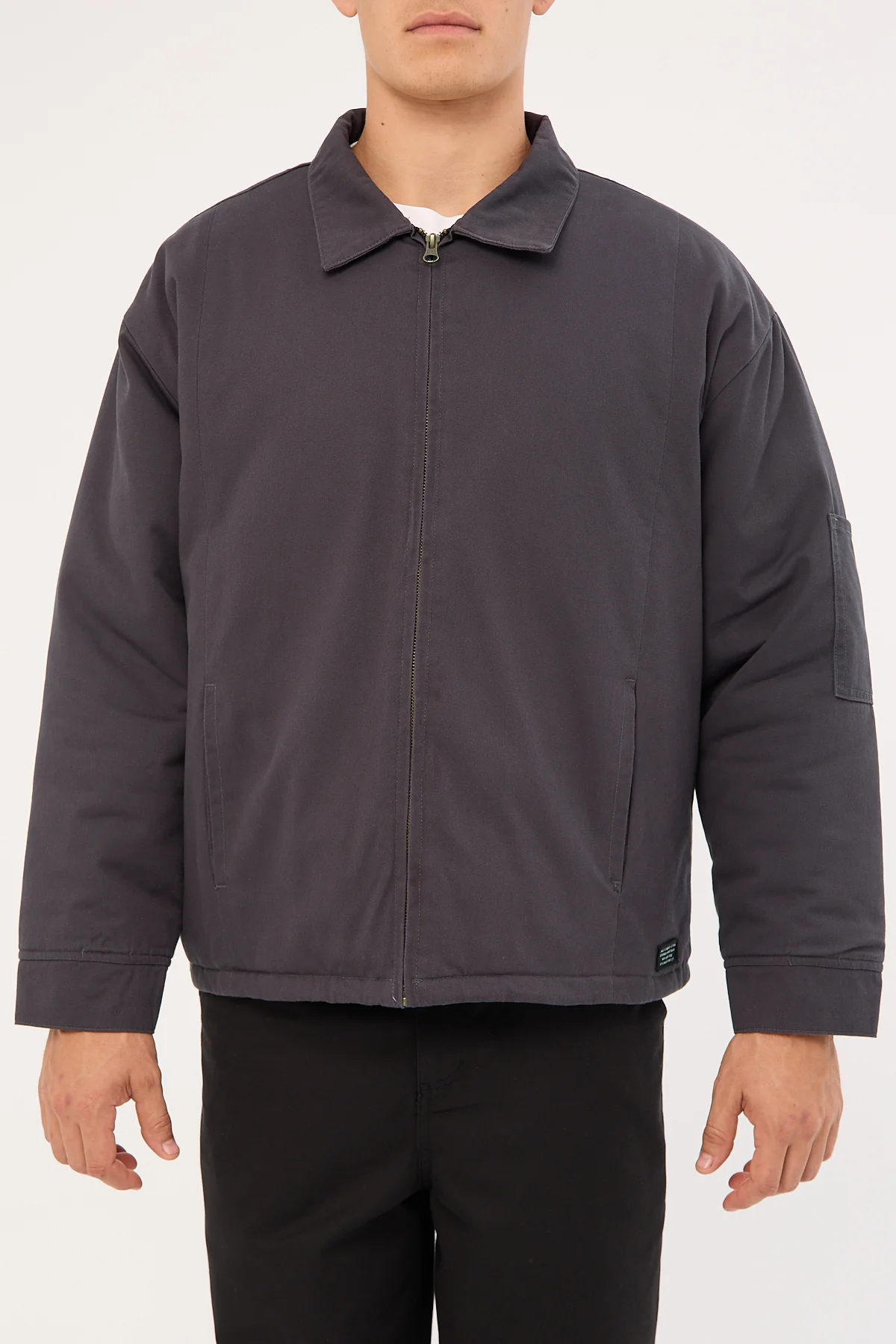 Thrills Barrio Work Jacket Dark Charcoal - Image 7