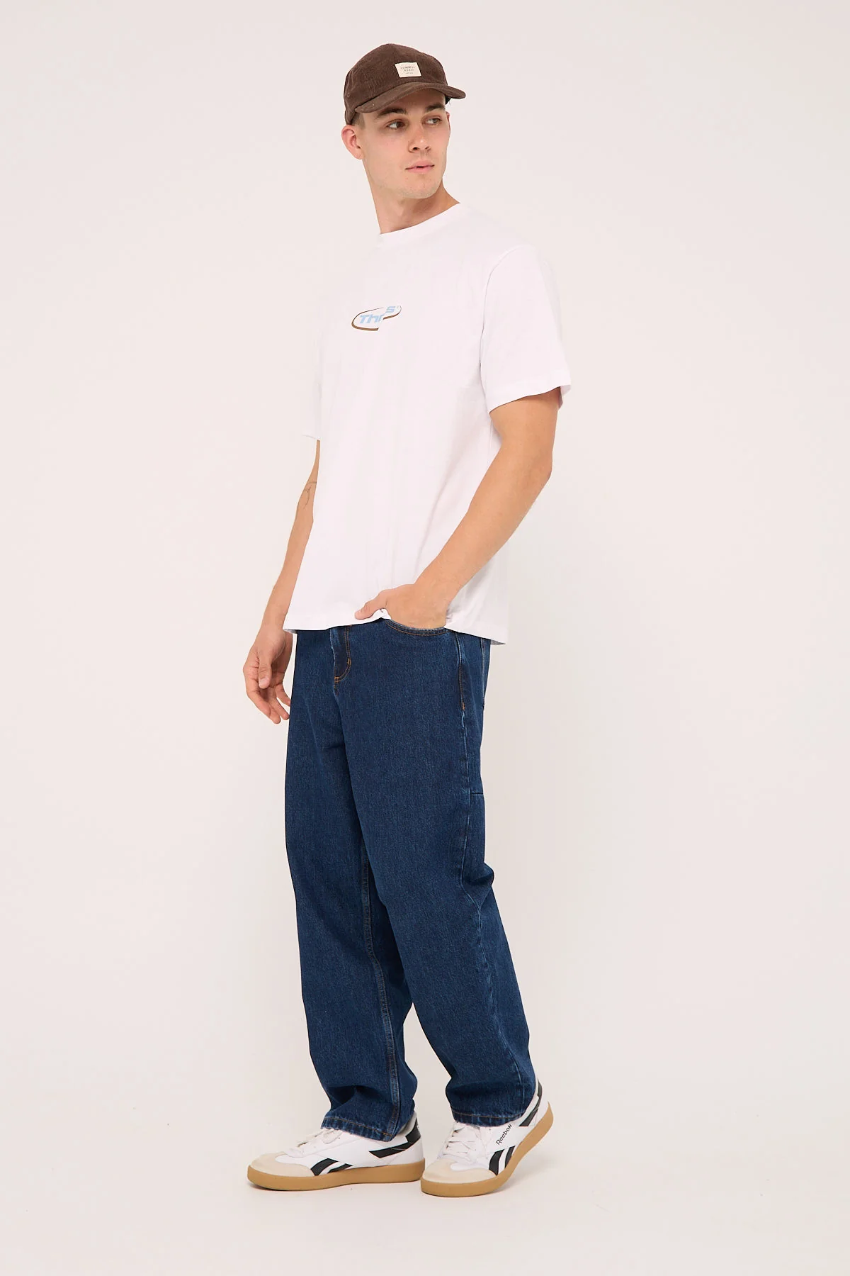 Thrills Big Slacker Denim Jean Rinsed Ink - Image 3