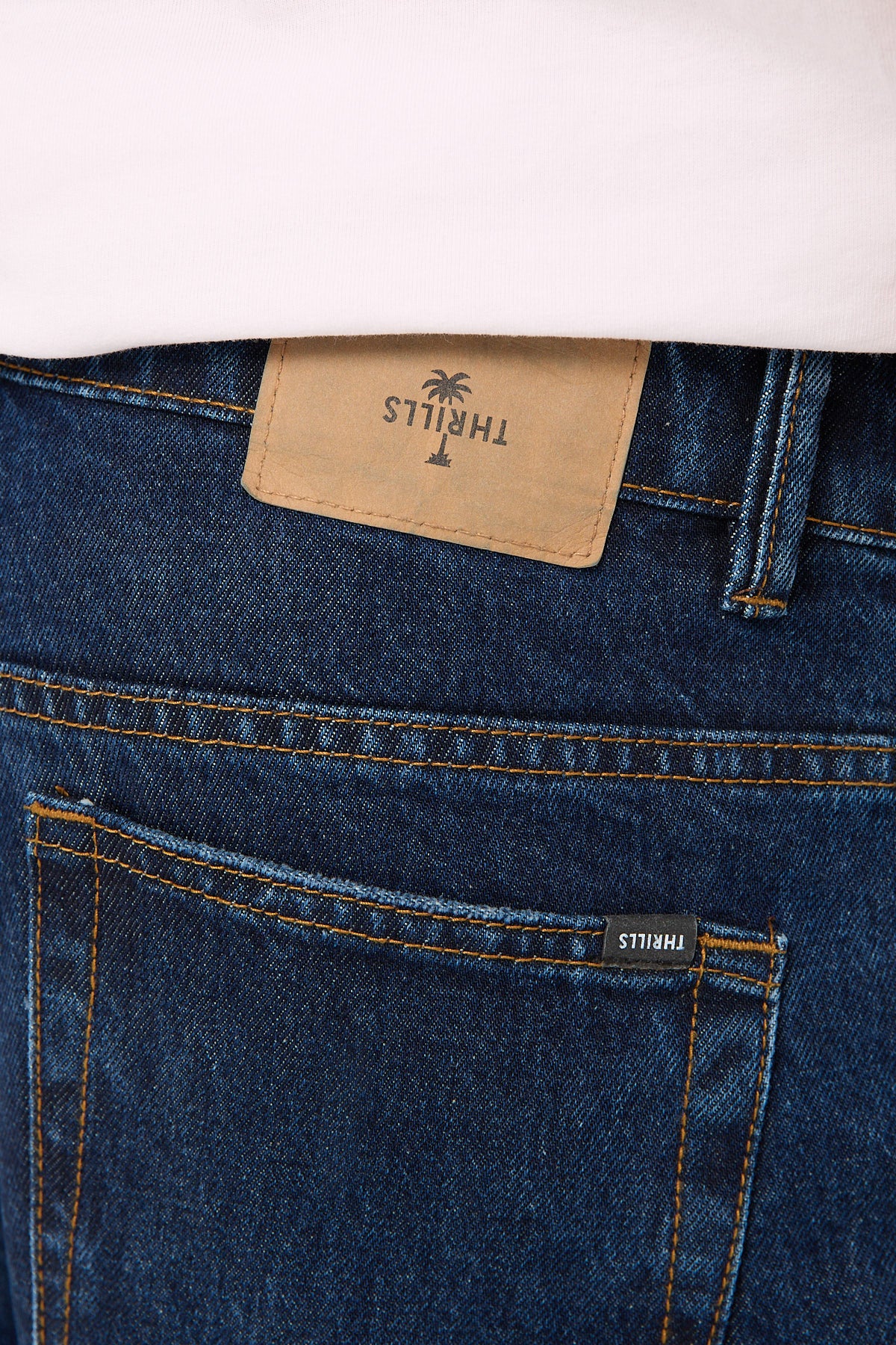 Thrills Big Slacker Denim Jean Rinsed Ink - Image 7