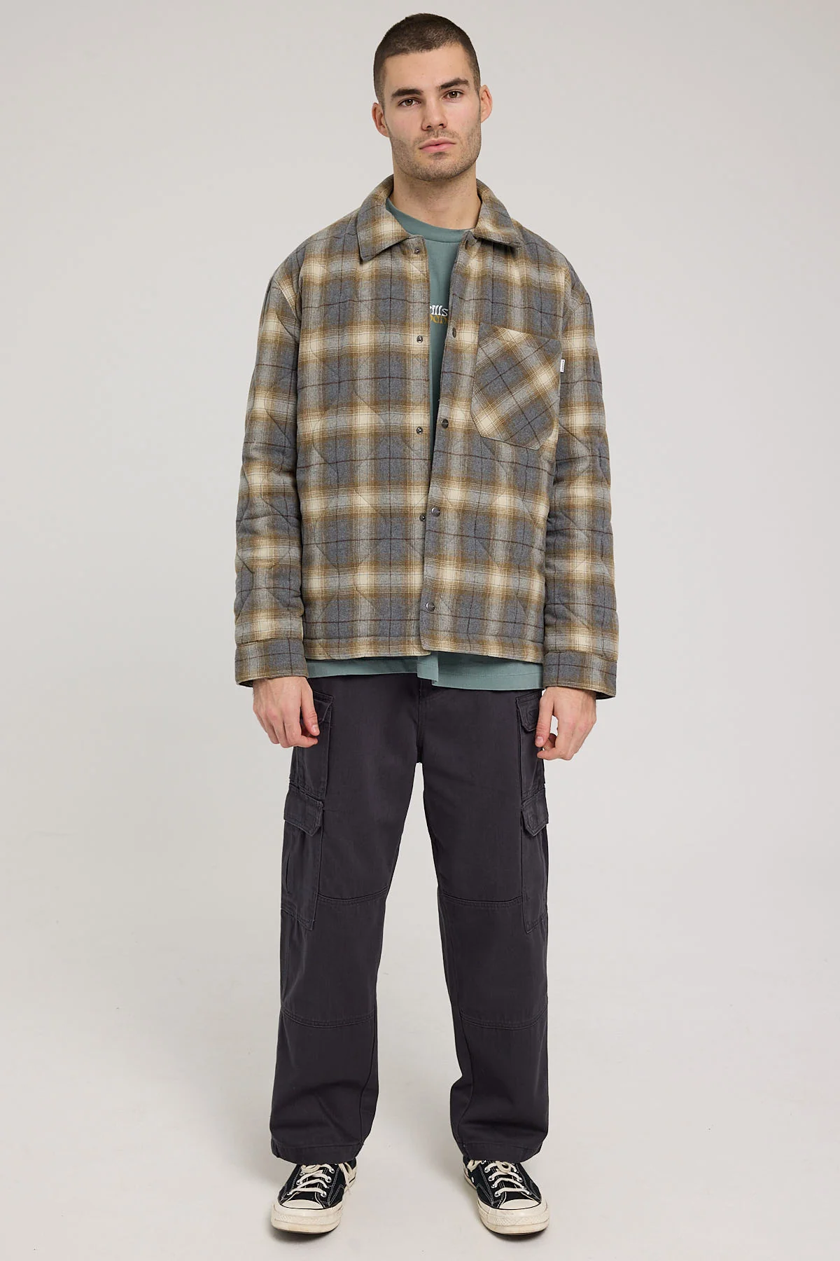 Thrills Big Slacker Union Utility Pant Dark Charcoal