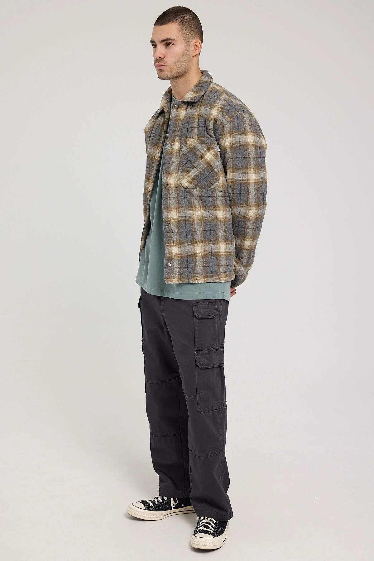 Thrills Big Slacker Union Utility Pant Dark Charcoal - Image 2