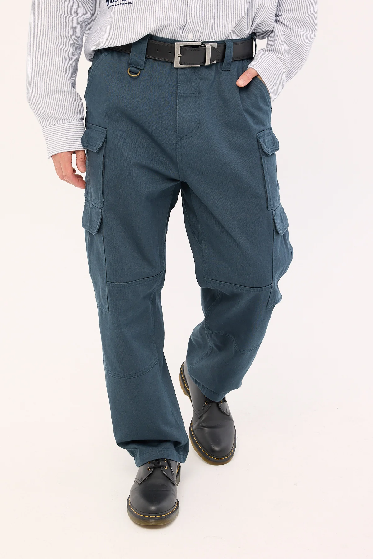 Thrills Big Slacker Union Utility Pant Petrol - Image 2