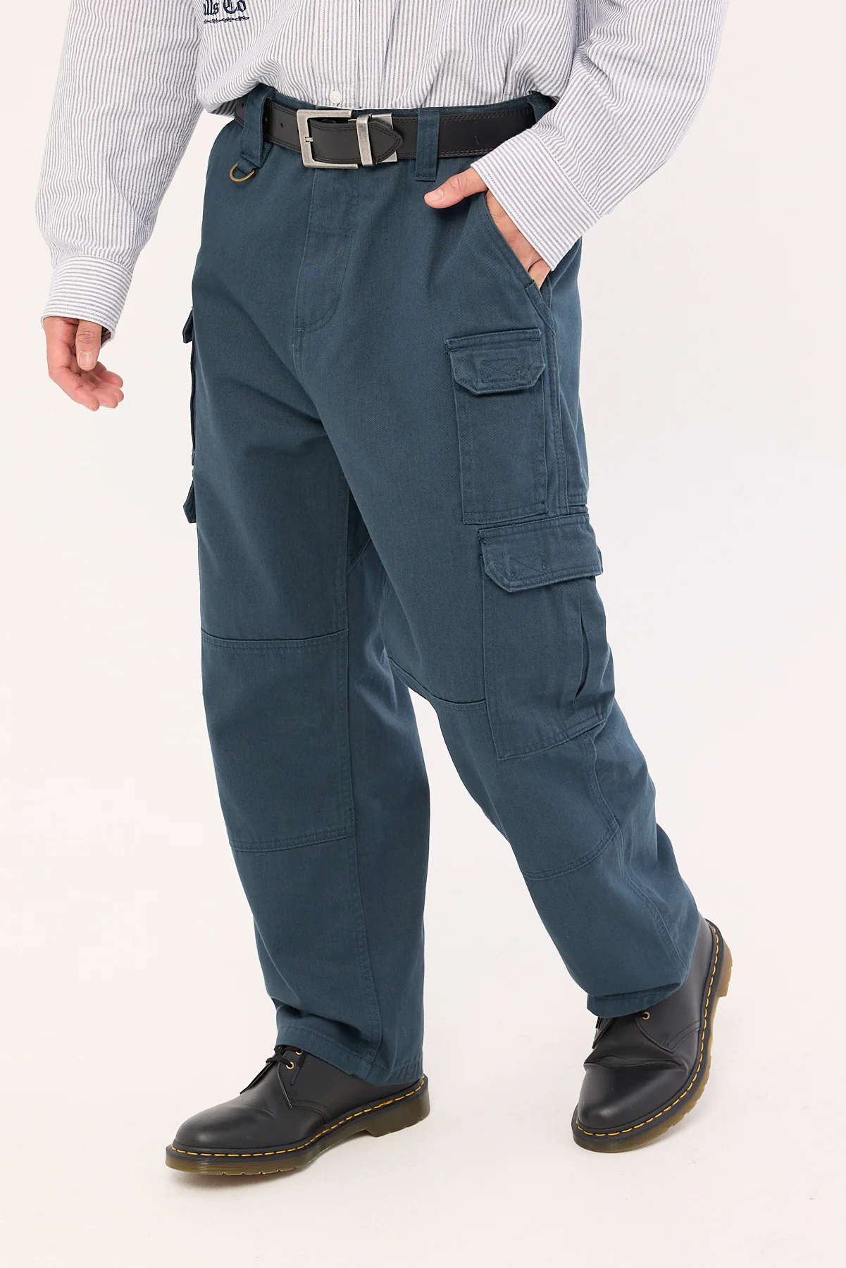 Thrills Big Slacker Union Utility Pant Petrol - Image 4