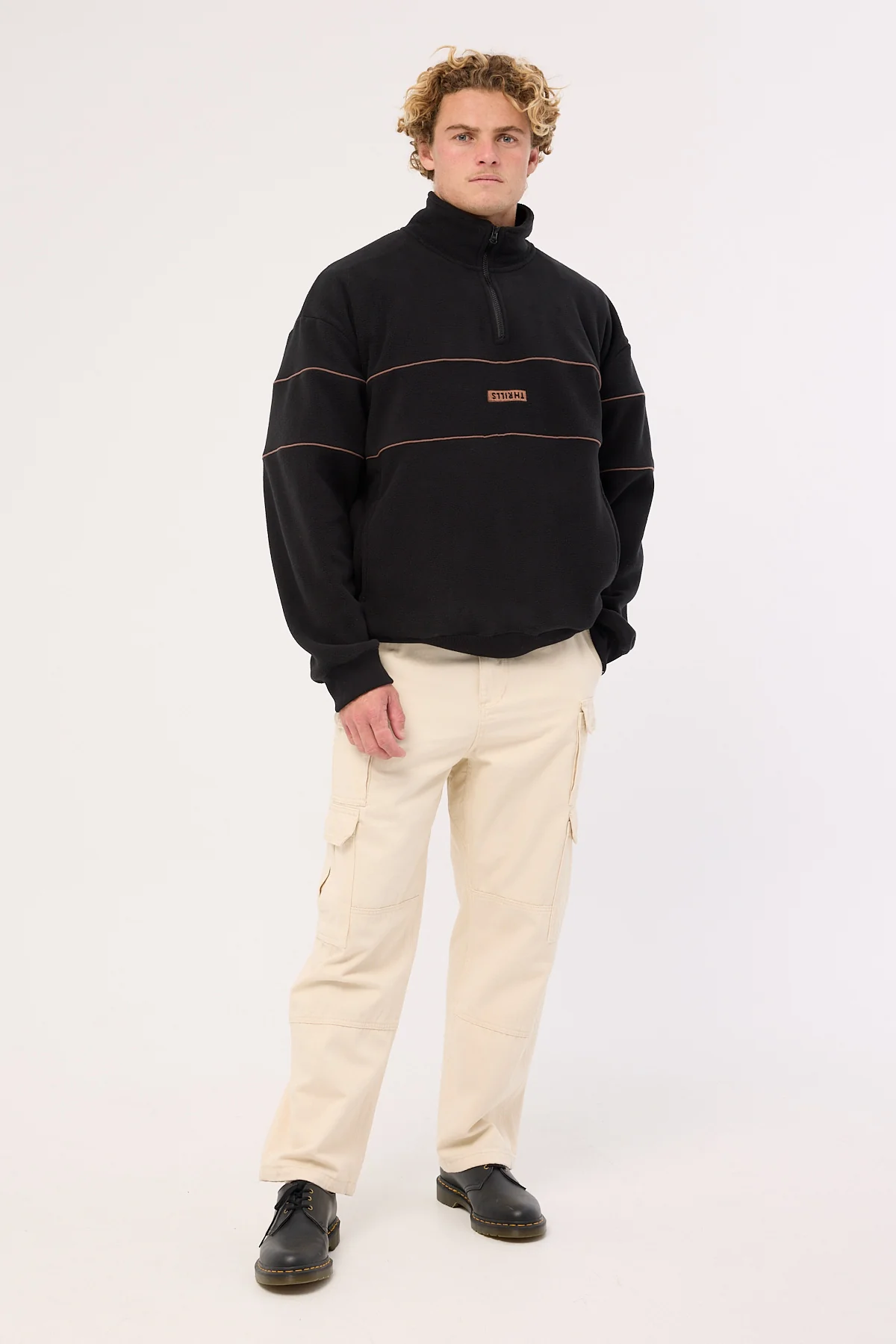 Thrills Big Slacker Union Utility Pant Unbleached - Image 2