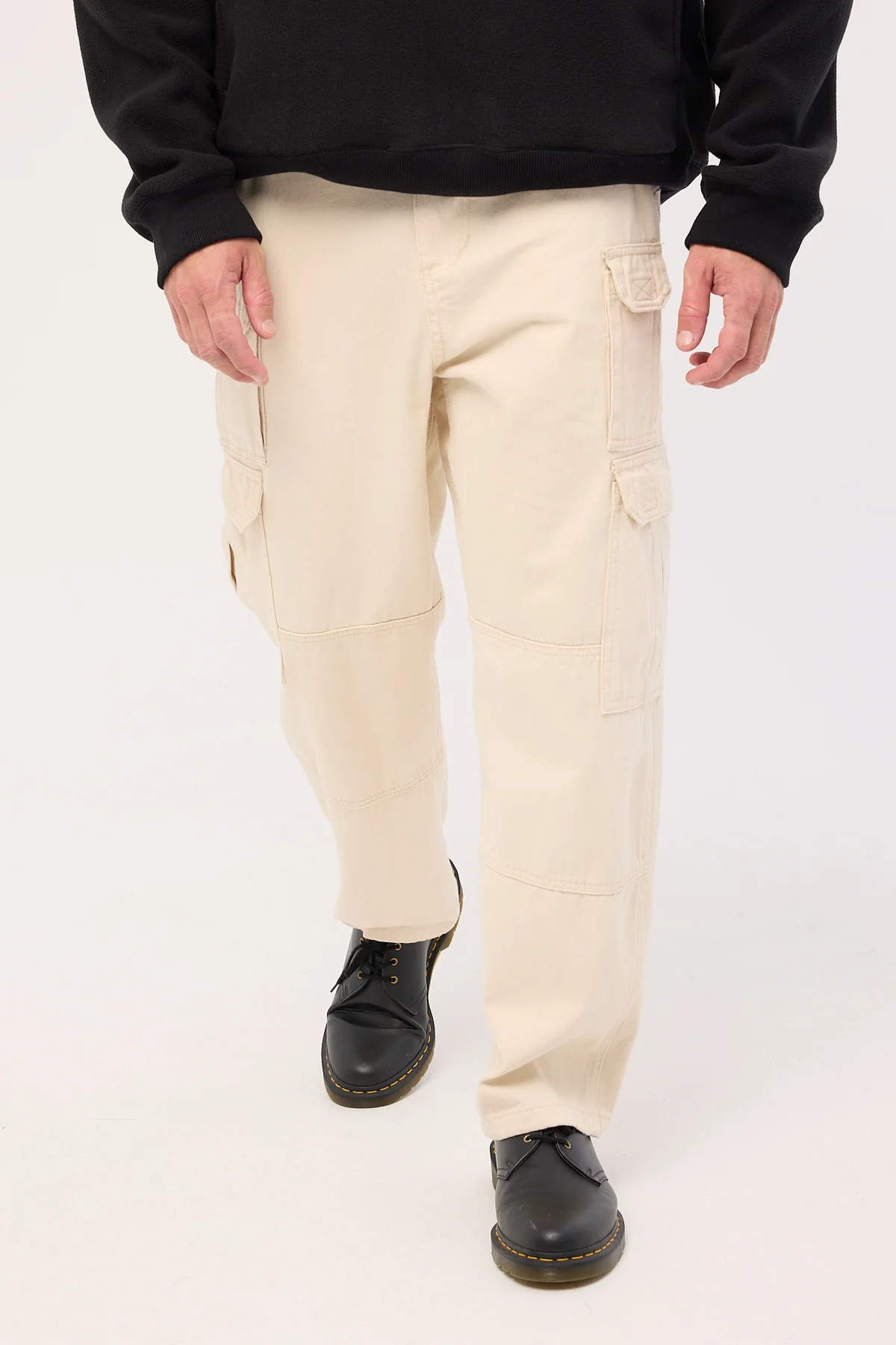 Thrills Big Slacker Union Utility Pant Unbleached - Image 3