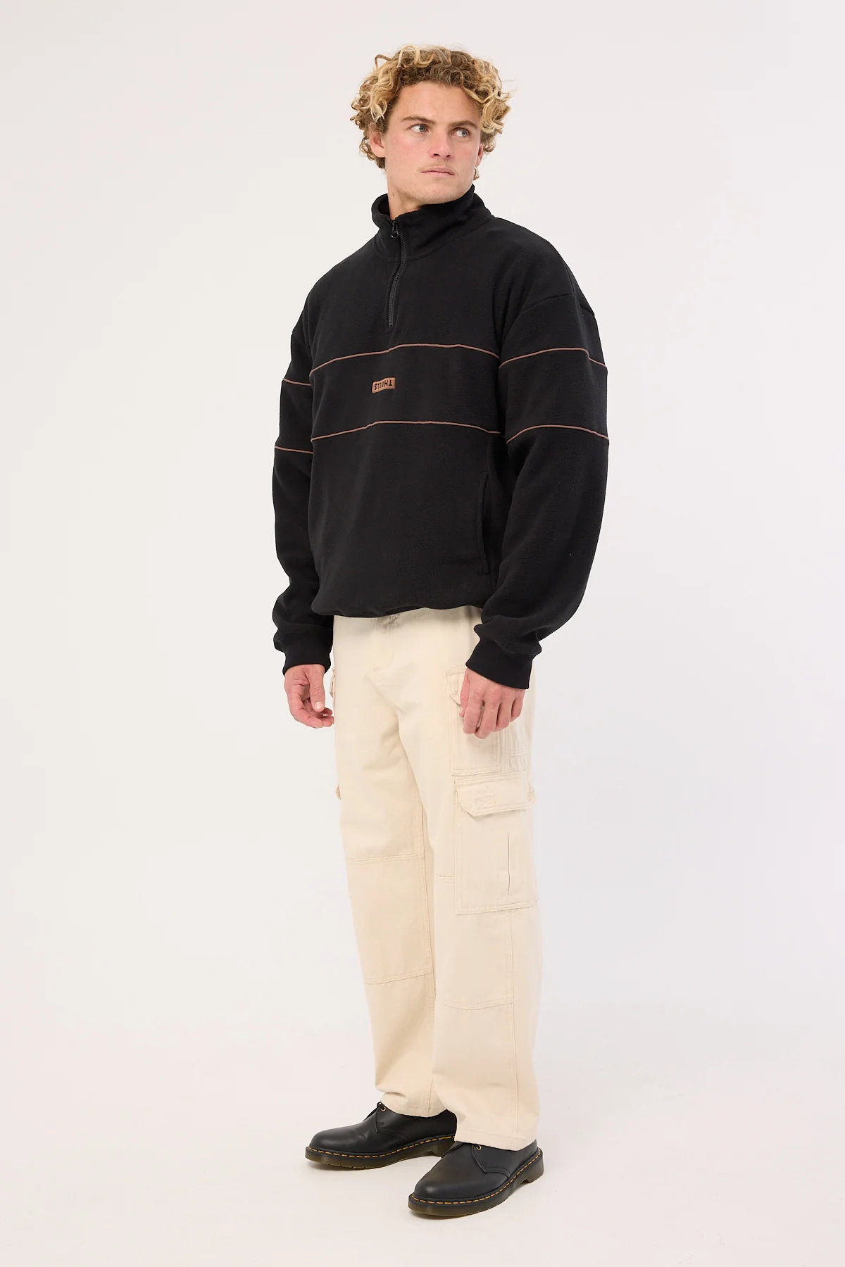 Thrills Big Slacker Union Utility Pant Unbleached - Image 4