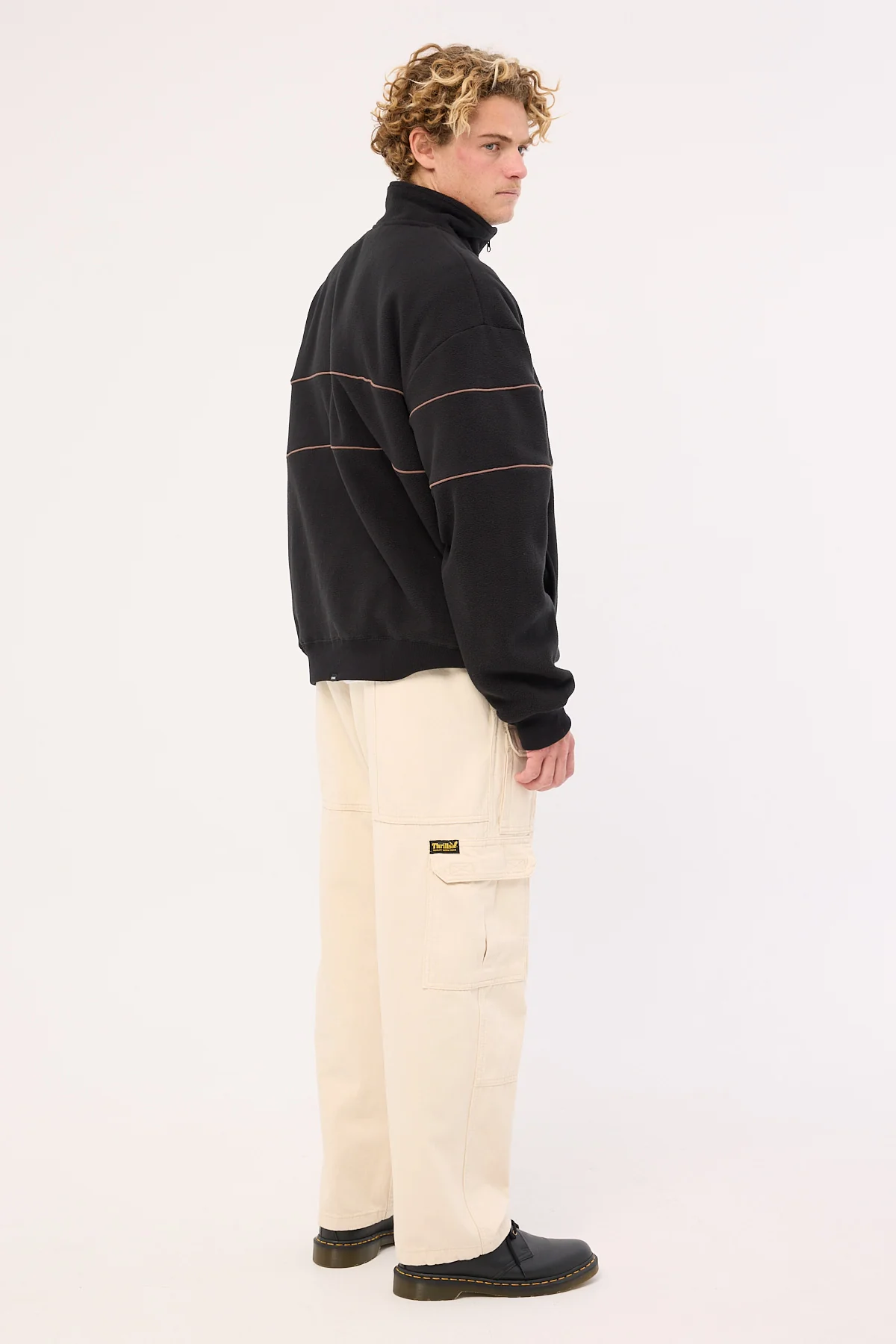Thrills Big Slacker Union Utility Pant Unbleached - Image 5