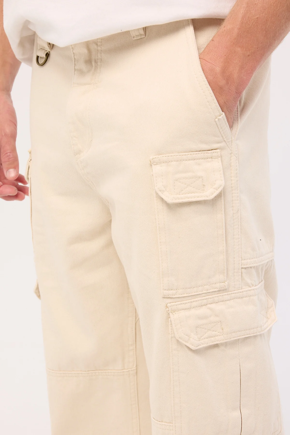Thrills Big Slacker Union Utility Pant Unbleached - Image 8